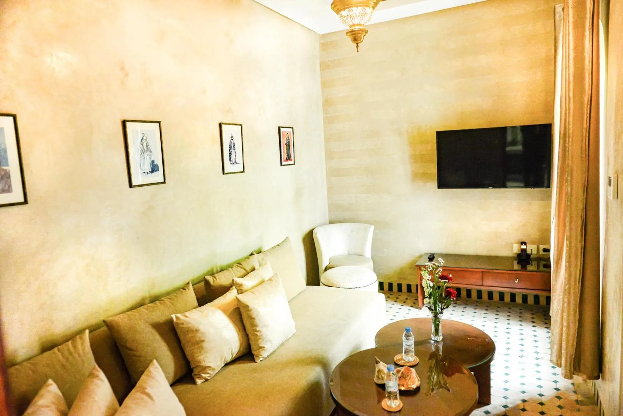 Living room in Riad Al mazhar