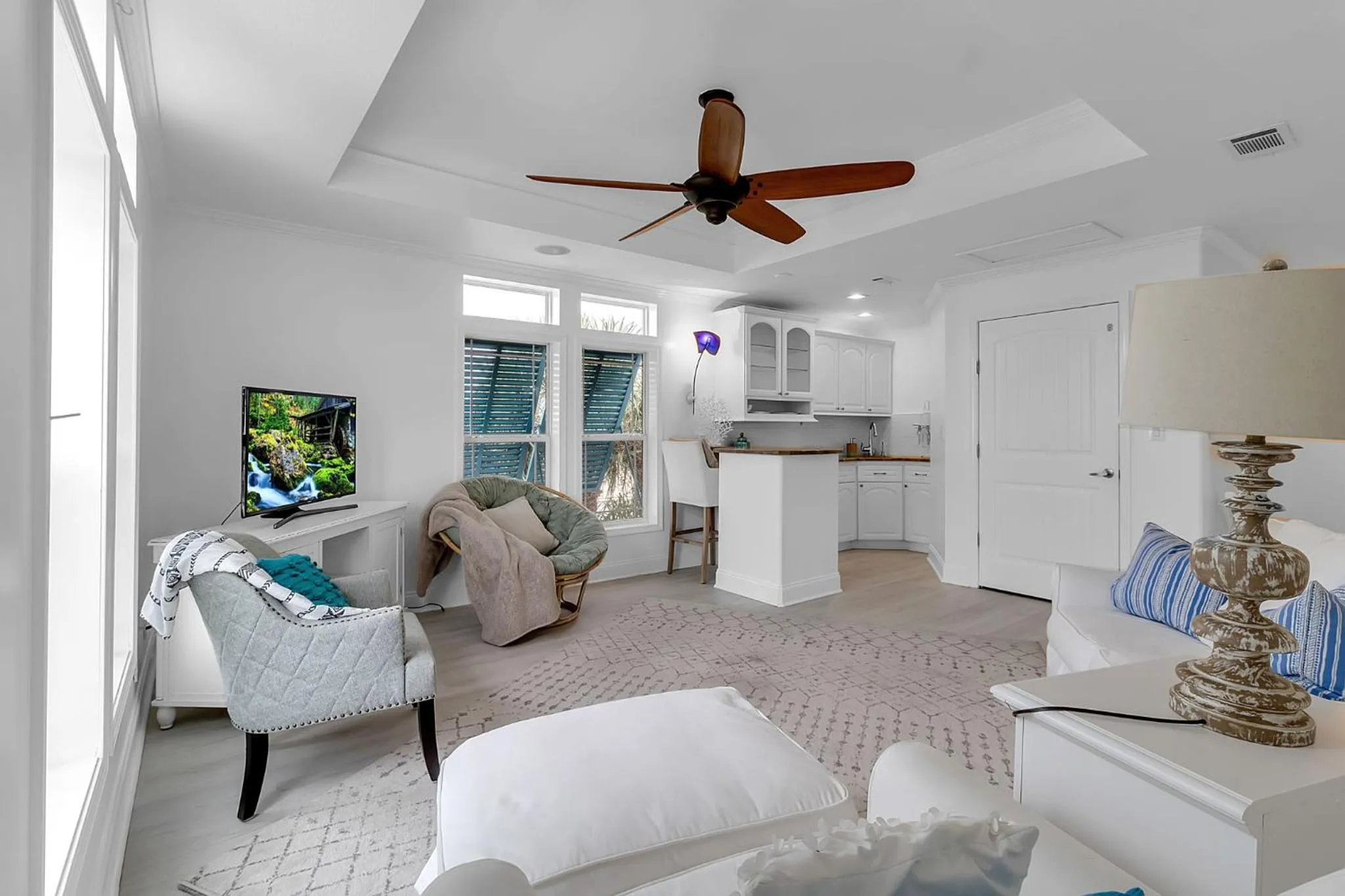 Living room in Siesta Key Island Rentals