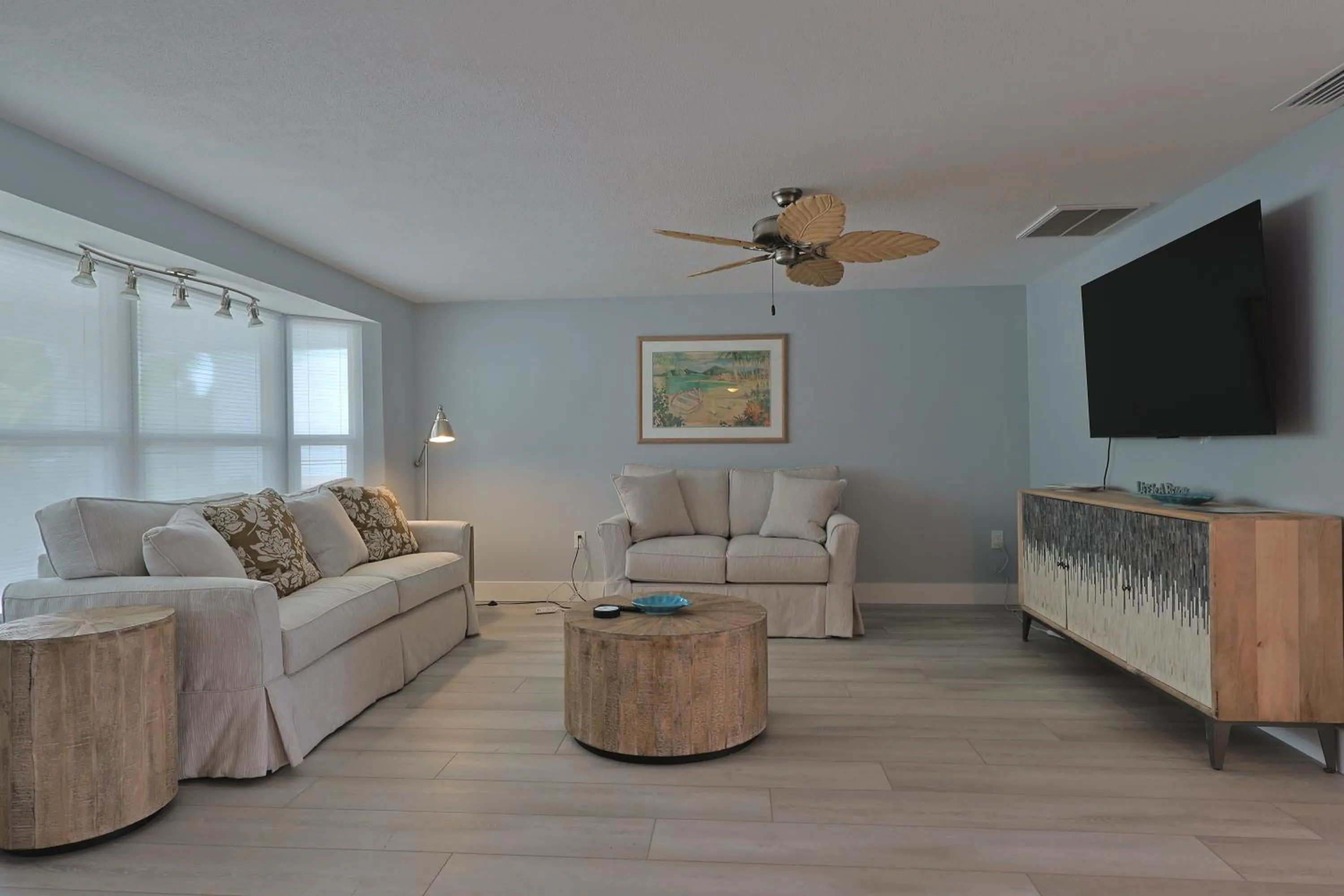 Living room in Siesta Key Island Rentals