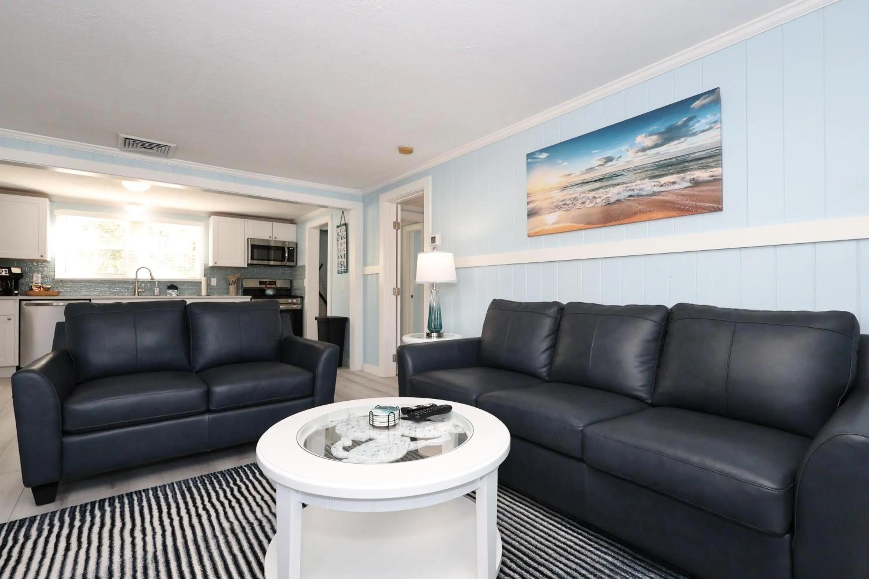 Living room in Siesta Key Island Rentals