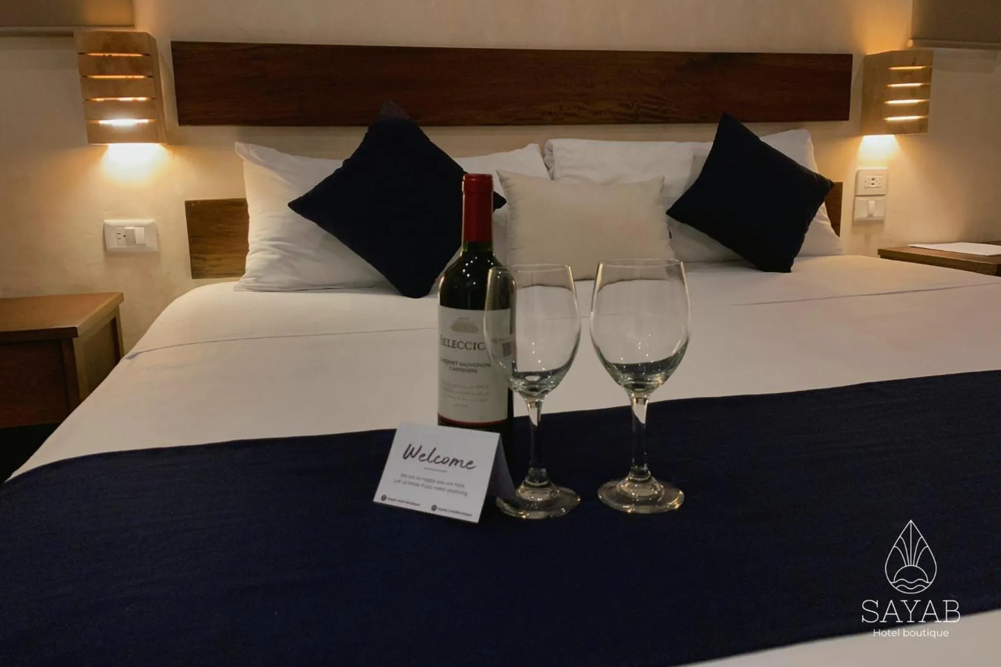 Bed in Hotel Boutique SAYAB