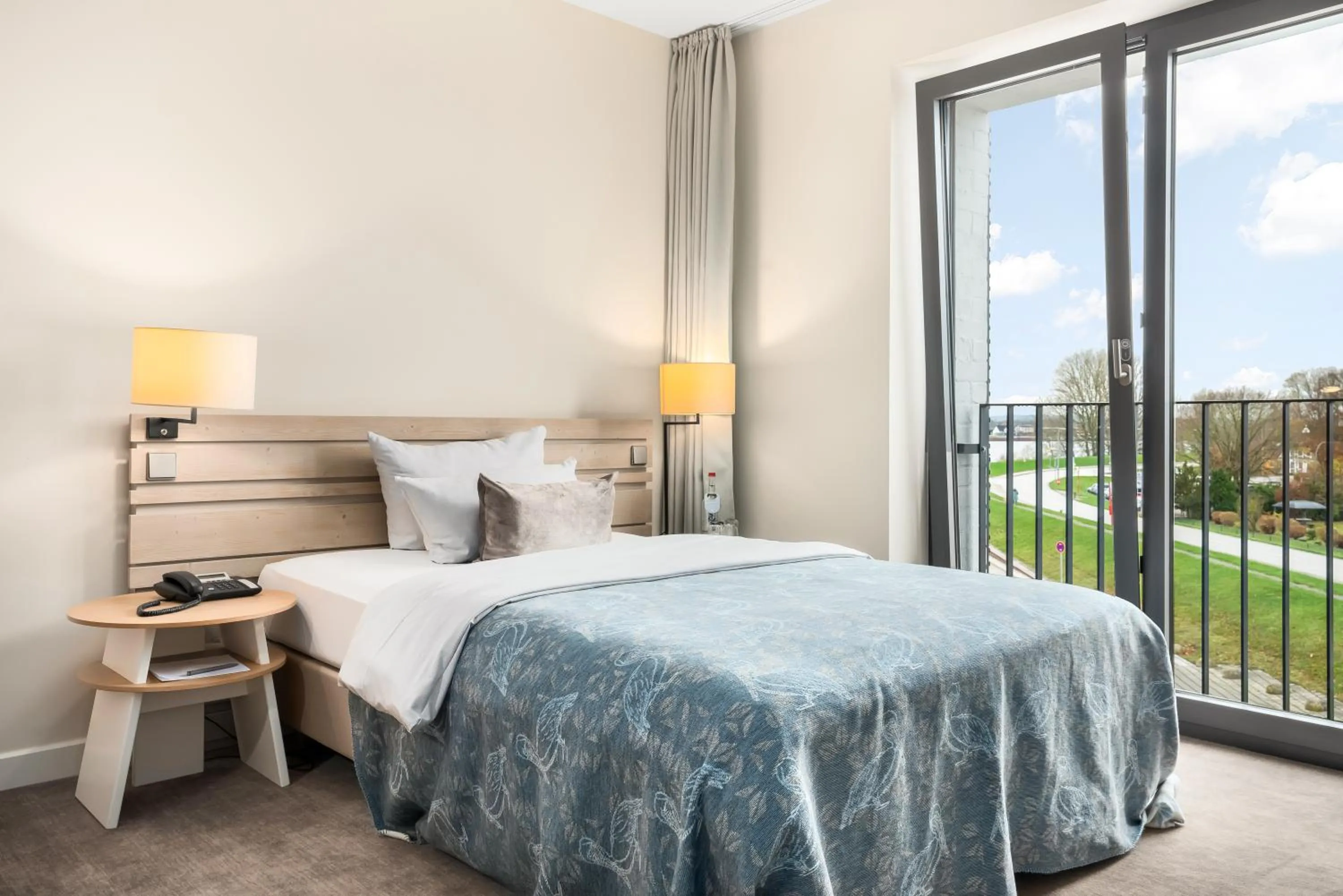 Photo of the whole room, Bed in Zollenspieker Fährhaus