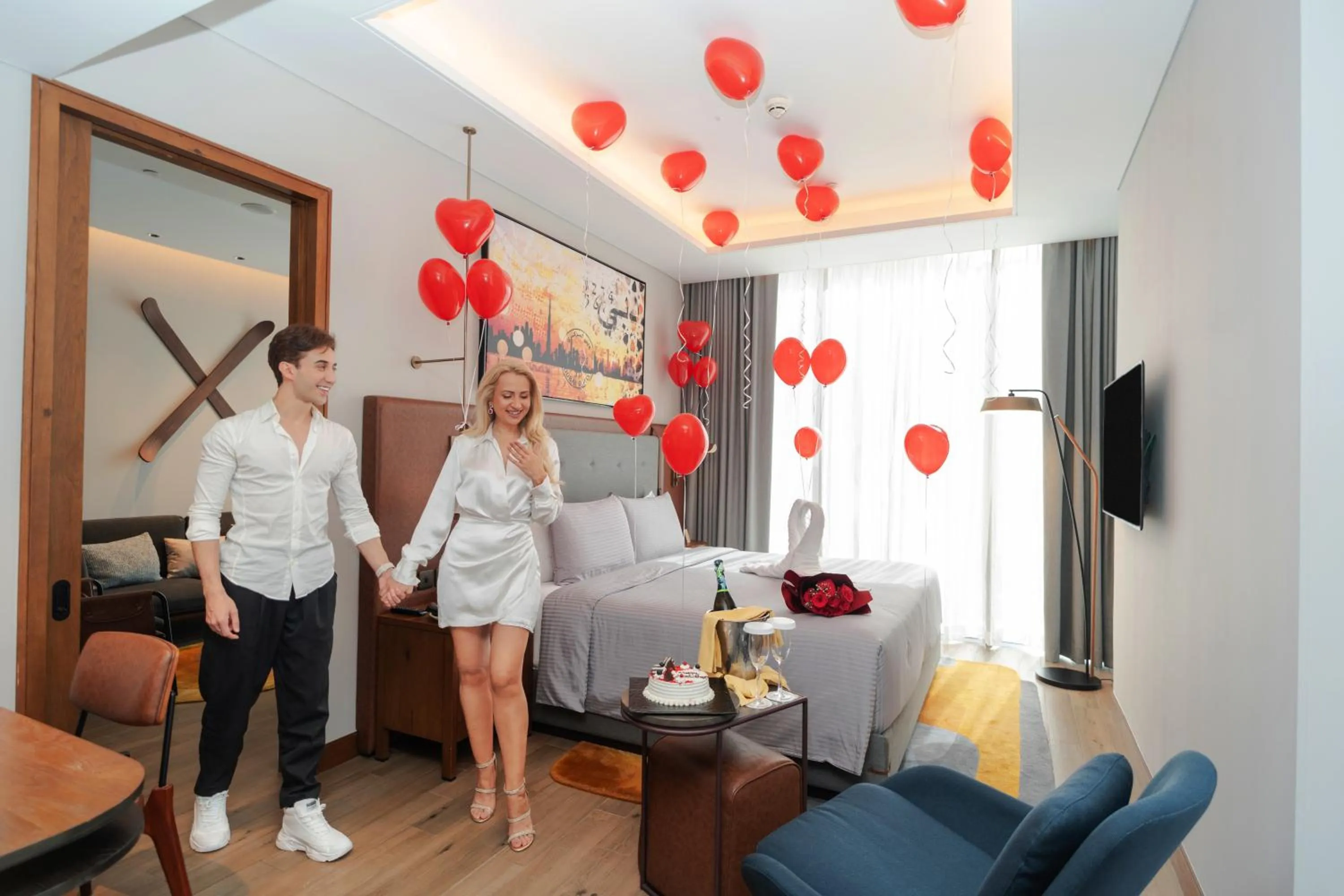 Bedroom in Barcelo Business Bay Dubai -Formerly Revier Hotel