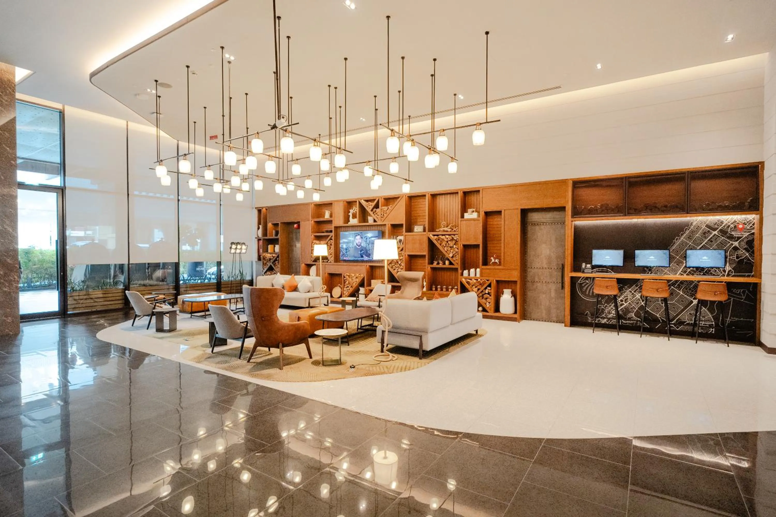 Lobby or reception in Barcelo Business Bay Dubai -Formerly Revier Hotel