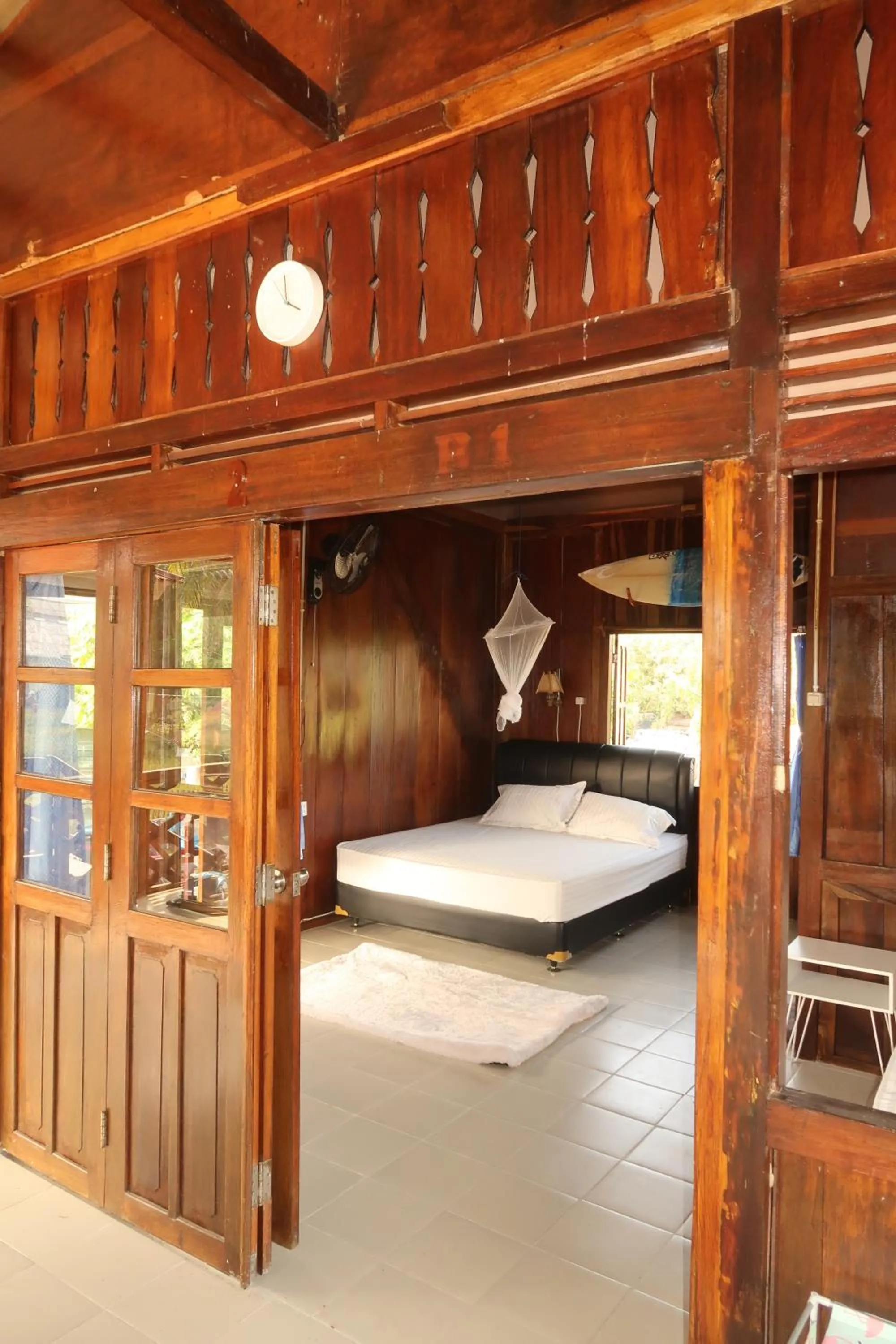 Bedroom, Bed in Arya's Surf Camp Cimaja