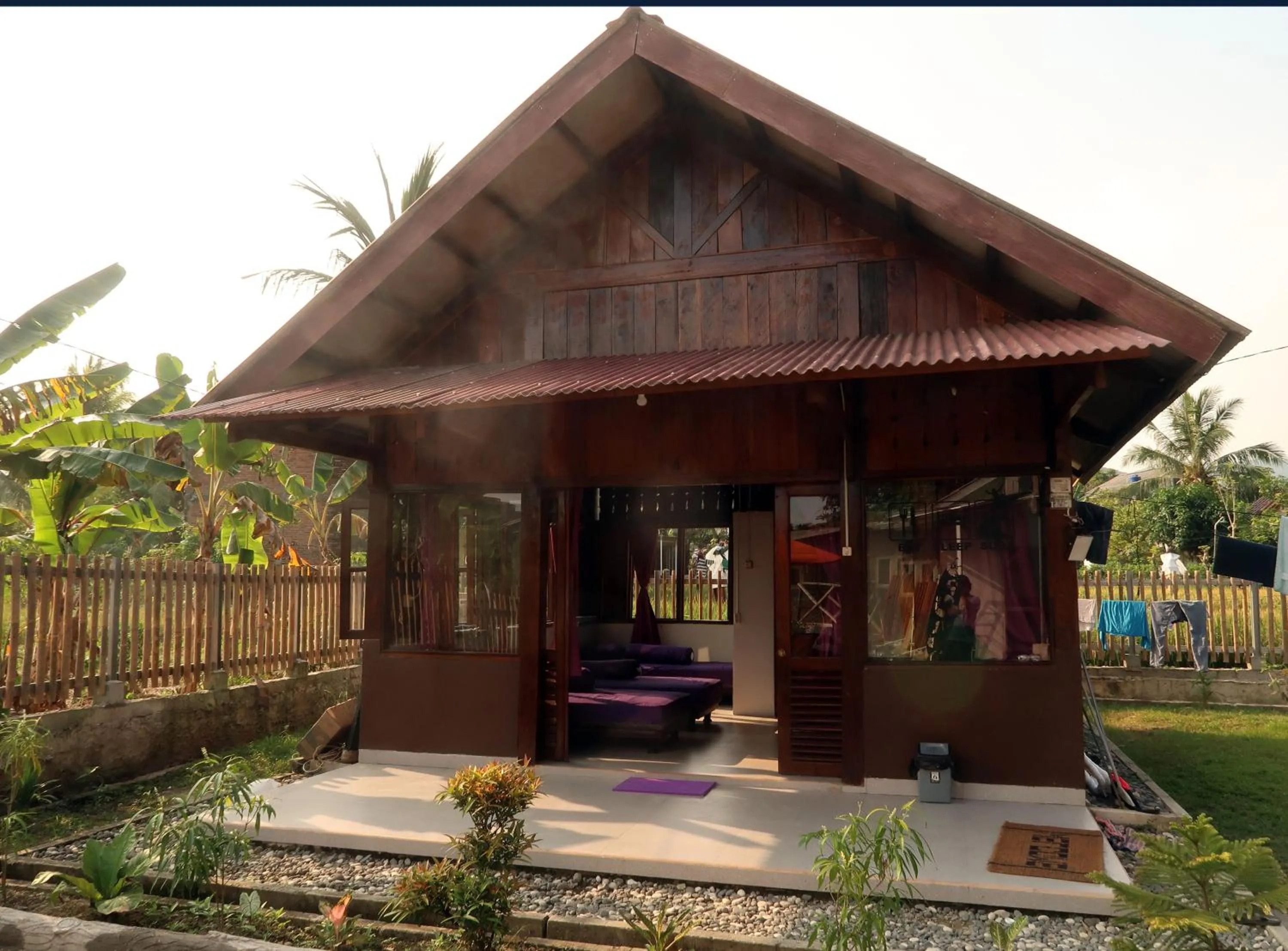Property building in Arya's Surf Camp Cimaja