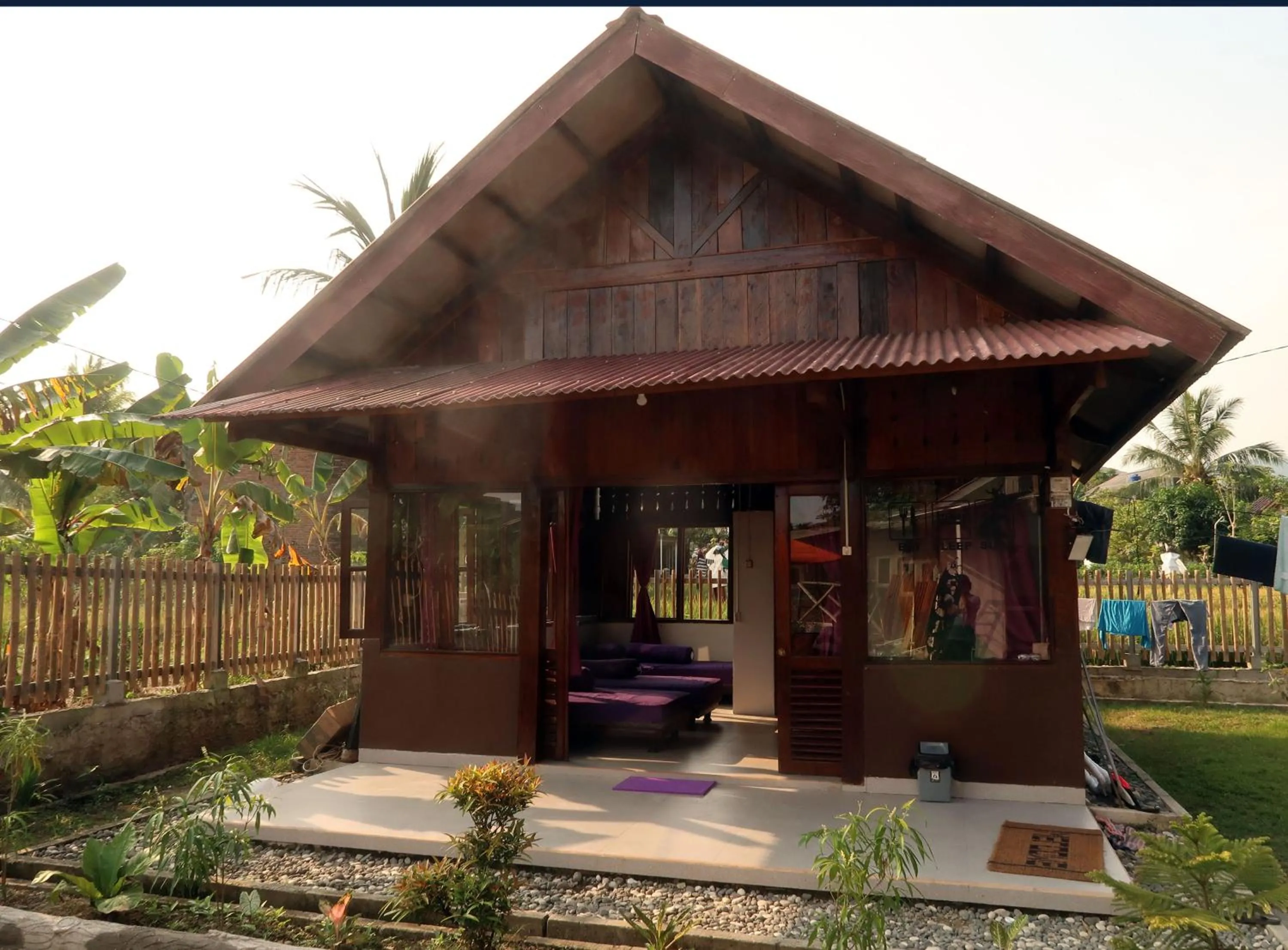 Property building in Arya's Surf Camp Cimaja