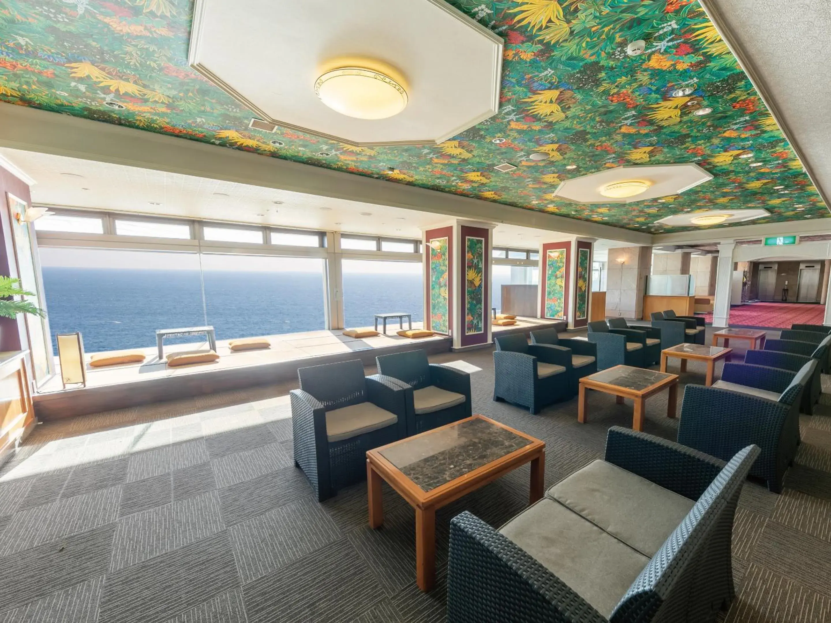 Lobby or reception in Atagawa Onsen Blue Ocean Lobby or reception in Atagawa Onsen Blue Ocean