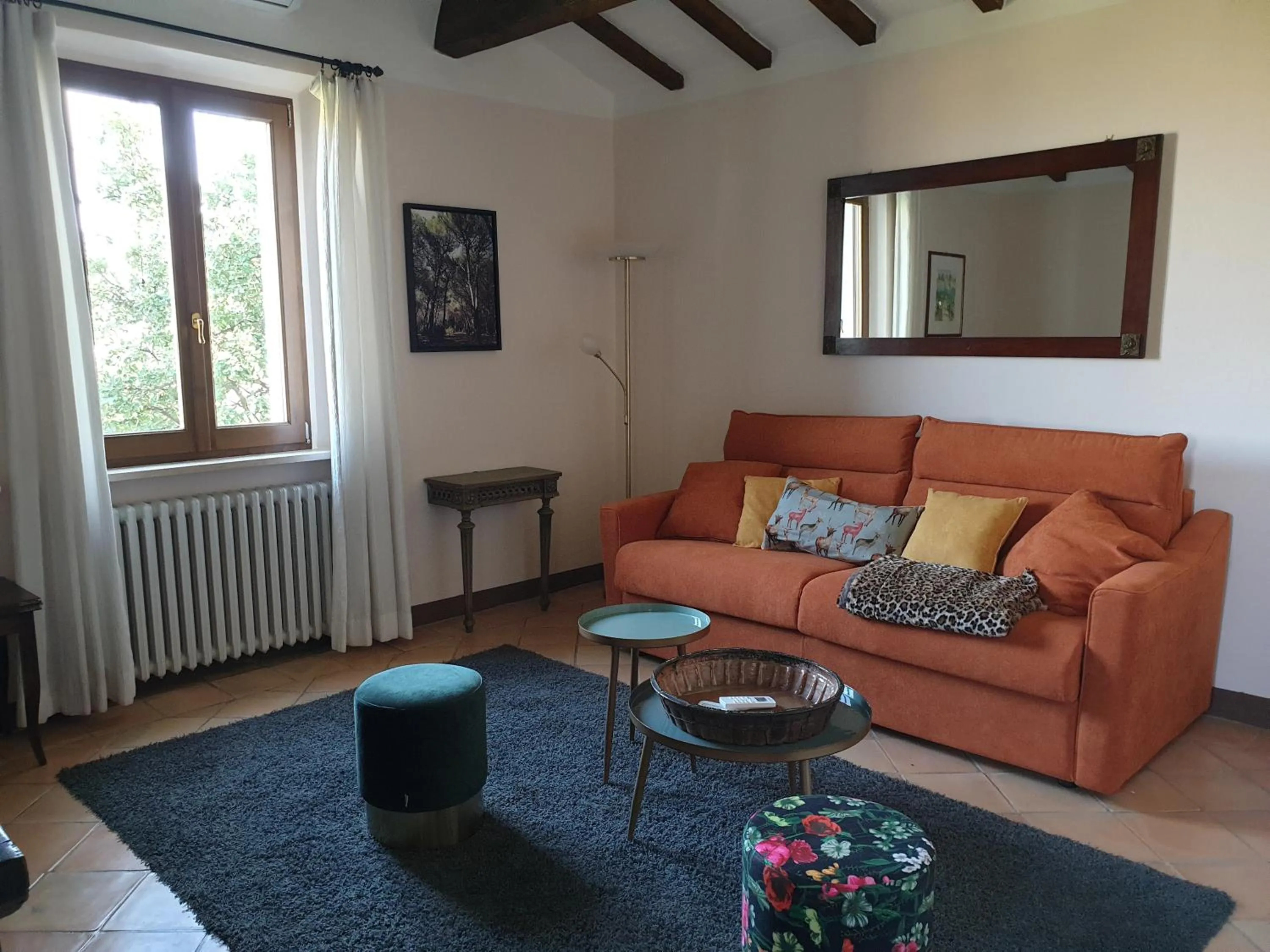 Living room in Le Querciolaie Monte Cavallo - upper apartment