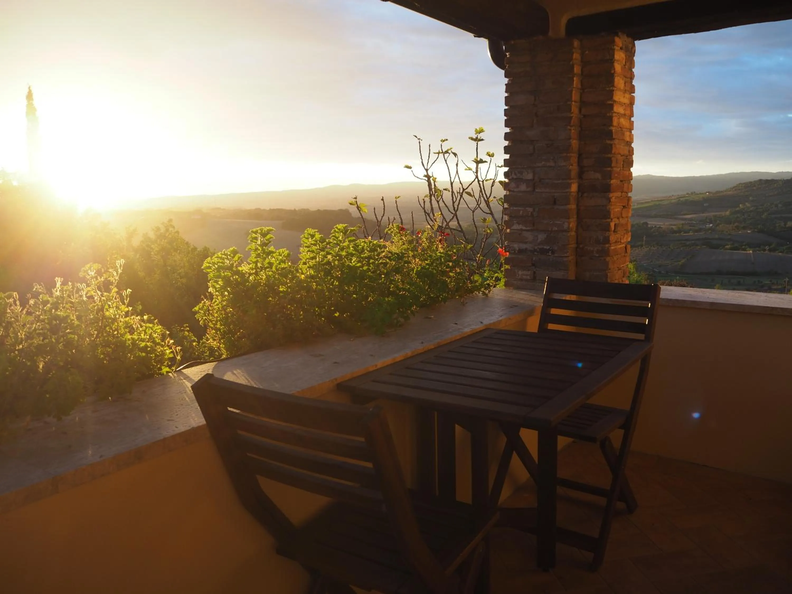 Balcony/Terrace in Le Querciolaie Monte Cavallo - upper apartment