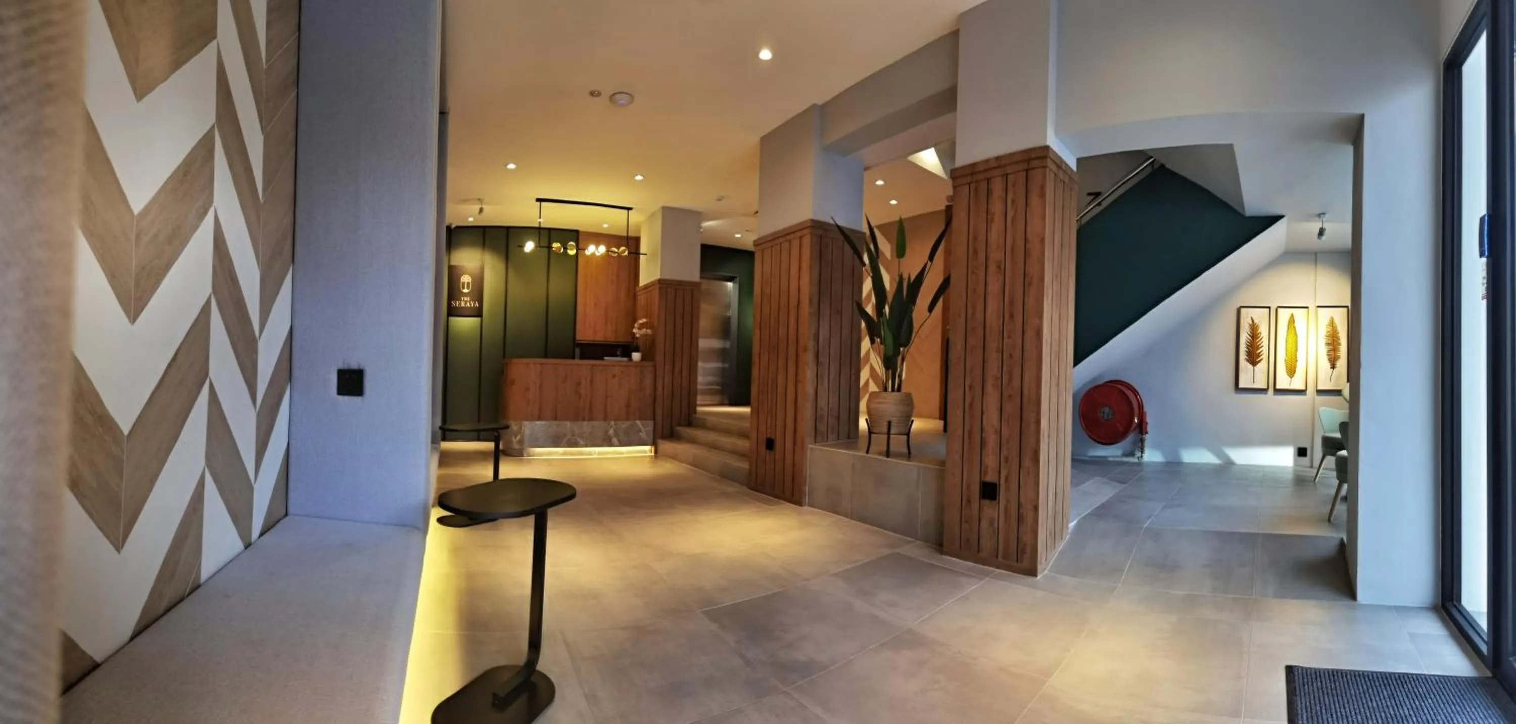 Lobby or reception in The Seraya Hotel