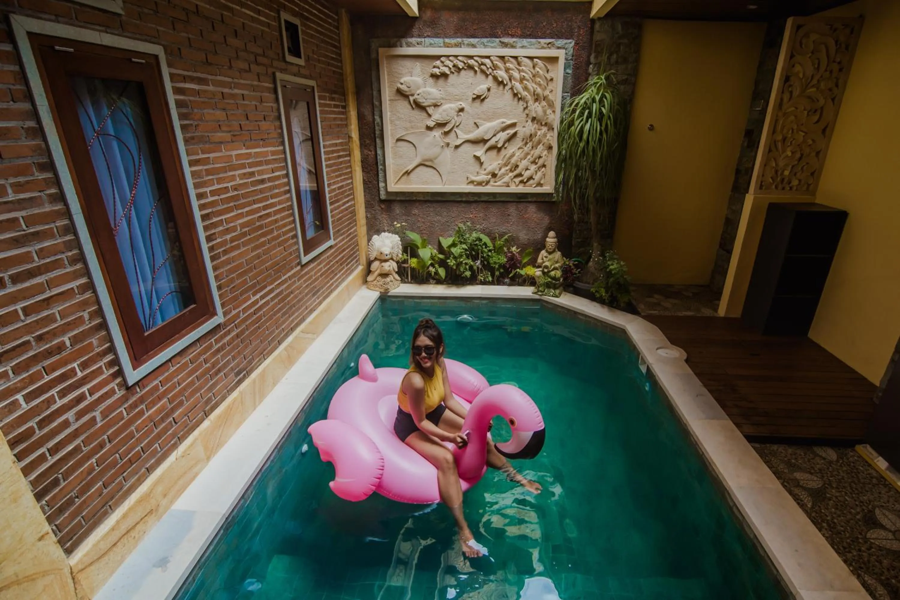 Swimming pool in The Garuda Homestay Sanur