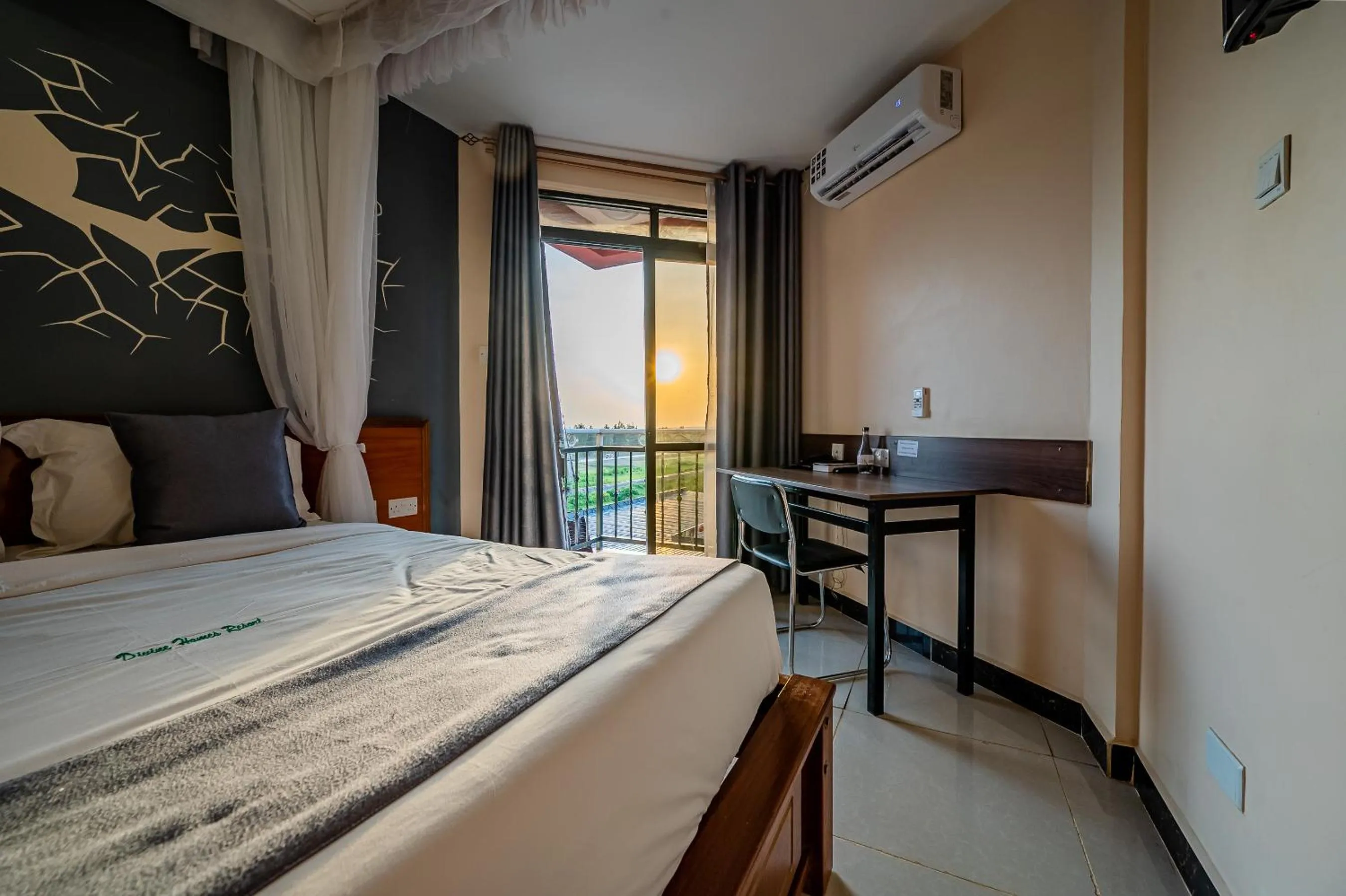 Bed in Divine Homes Resort Kisumu