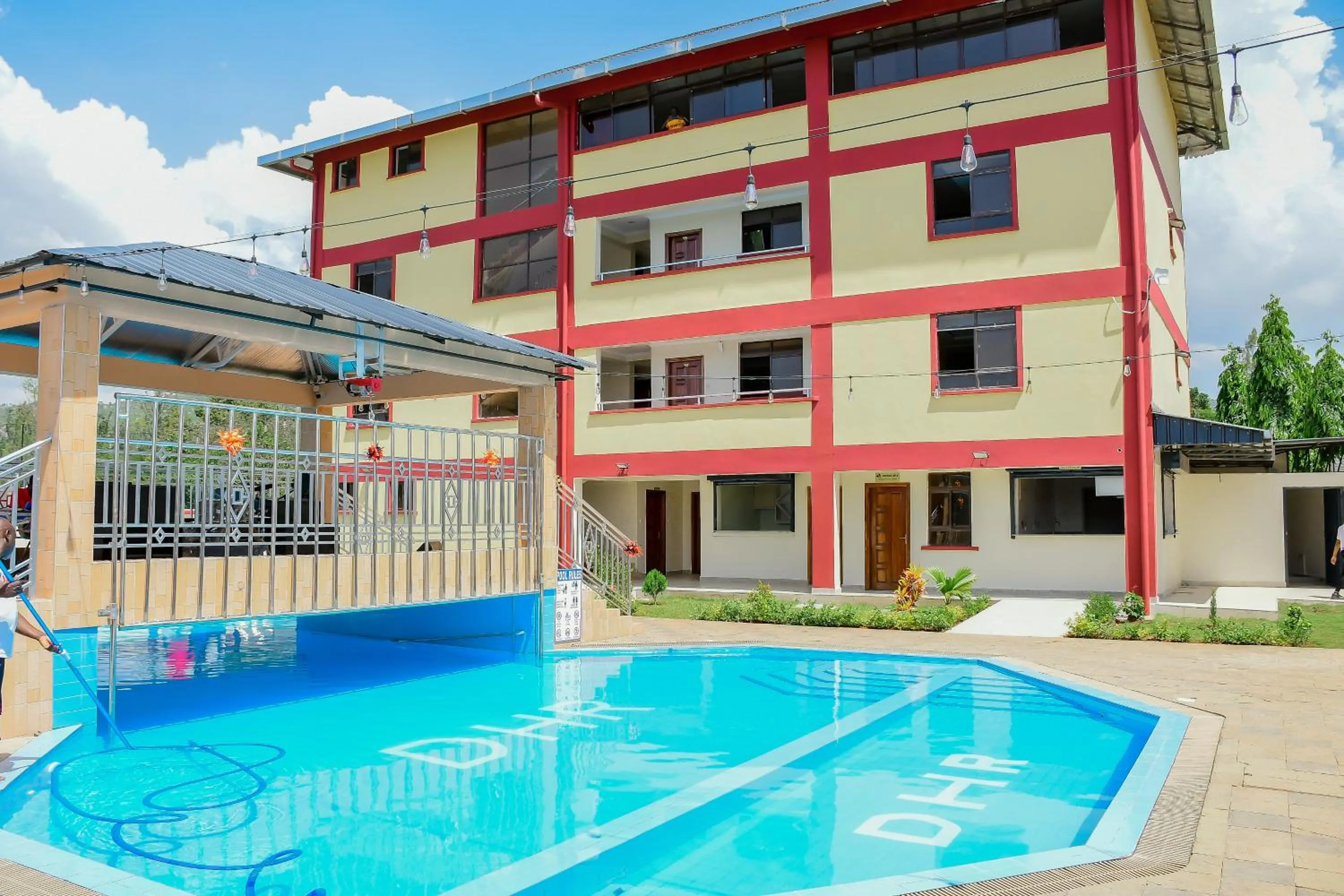 Swimming pool in Divine Homes Resort Kisumu