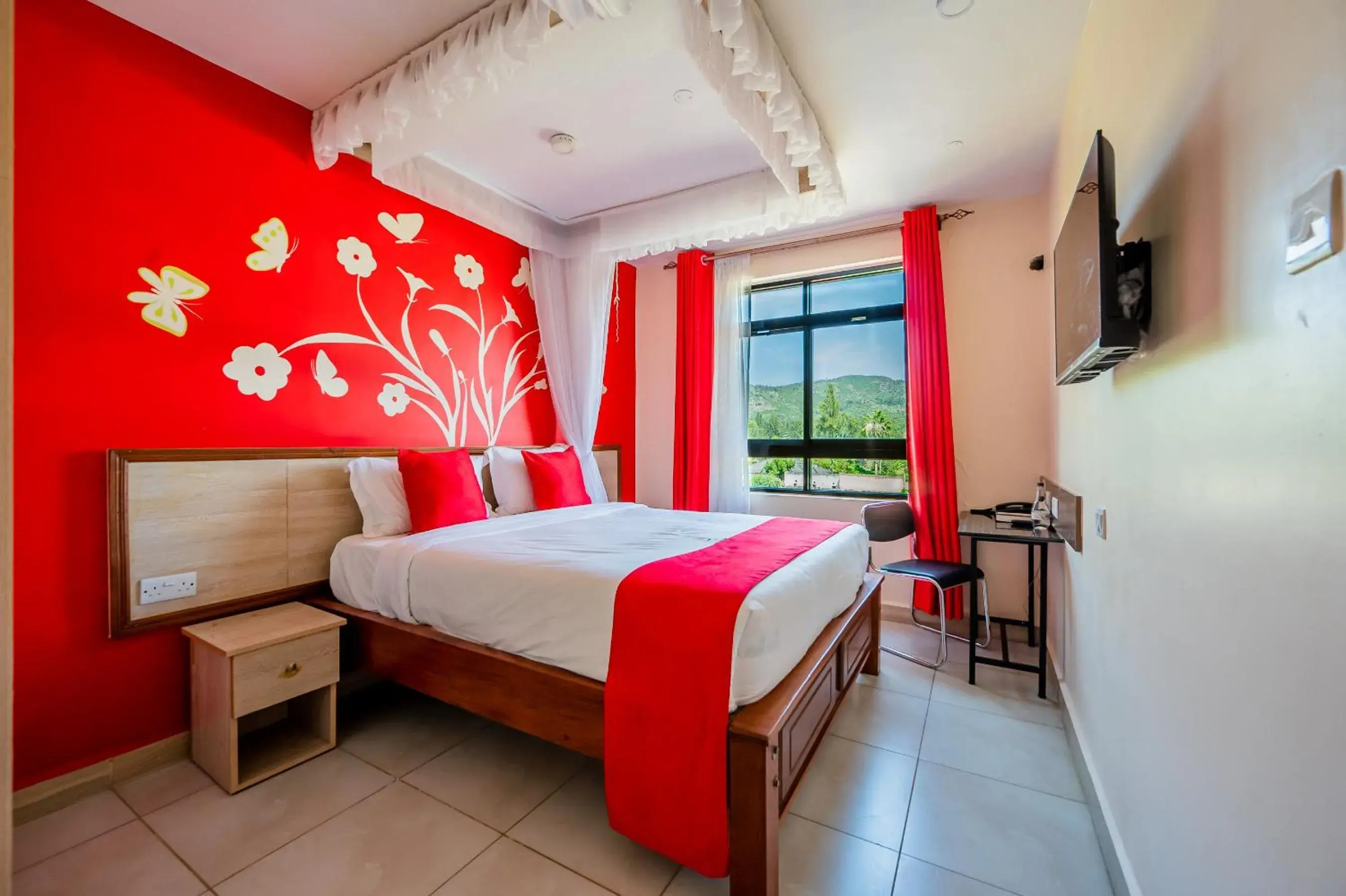 Double Room with Mountain View in Divine Homes Resort Kisumu Double Room with Mountain View in Divine Homes Resort Kisumu