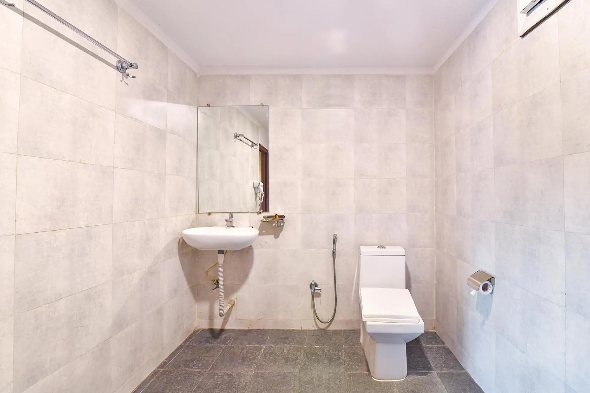 Bathroom in FabHotel Morjim Bliss - 500M From Morjim Beach