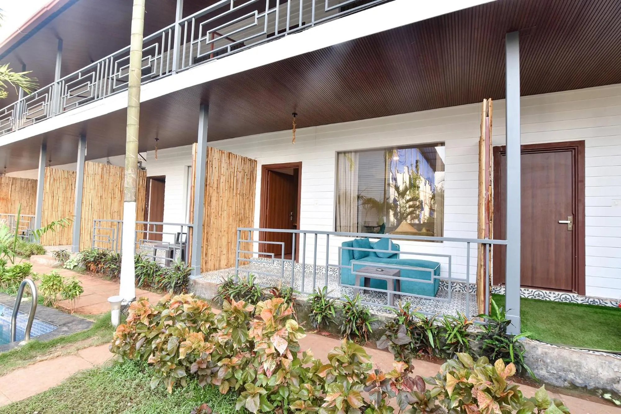 Lobby or reception in FabHotel Morjim Bliss - 500M From Morjim Beach