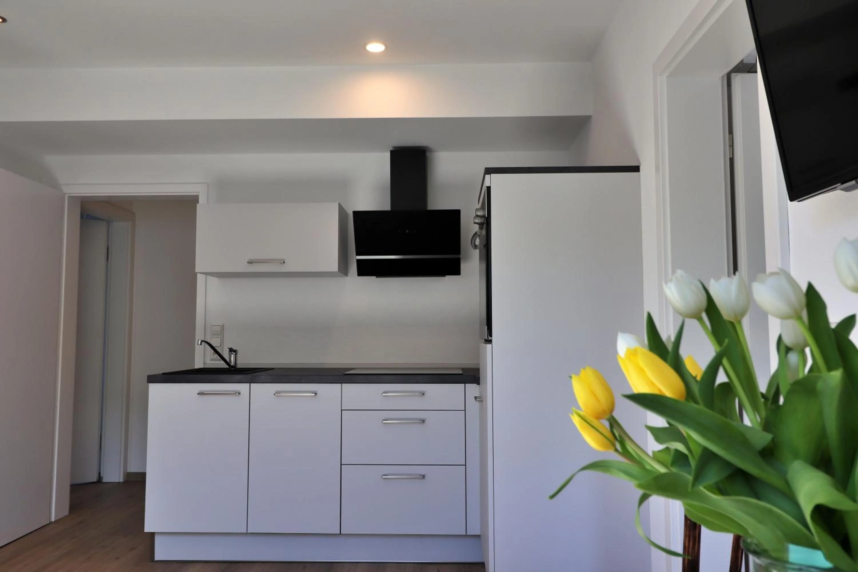 Kitchen or kitchenette in Hotel Zur Post