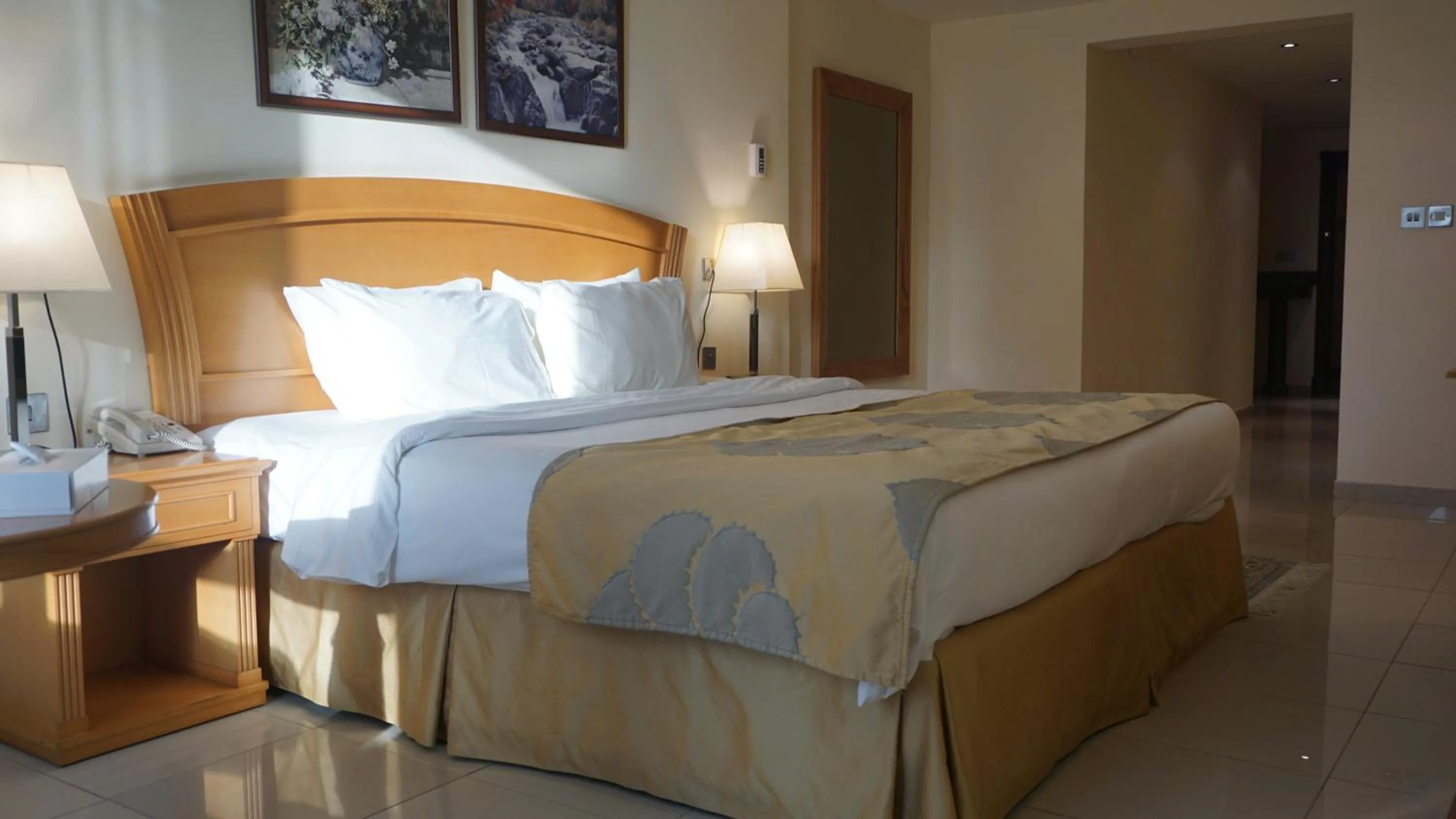 Bed in Golden Tulip Sharjah