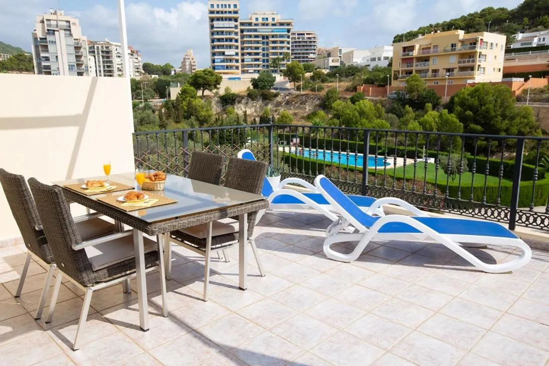 Casa Pitufo Calpe, bright duplex - see & mountain view