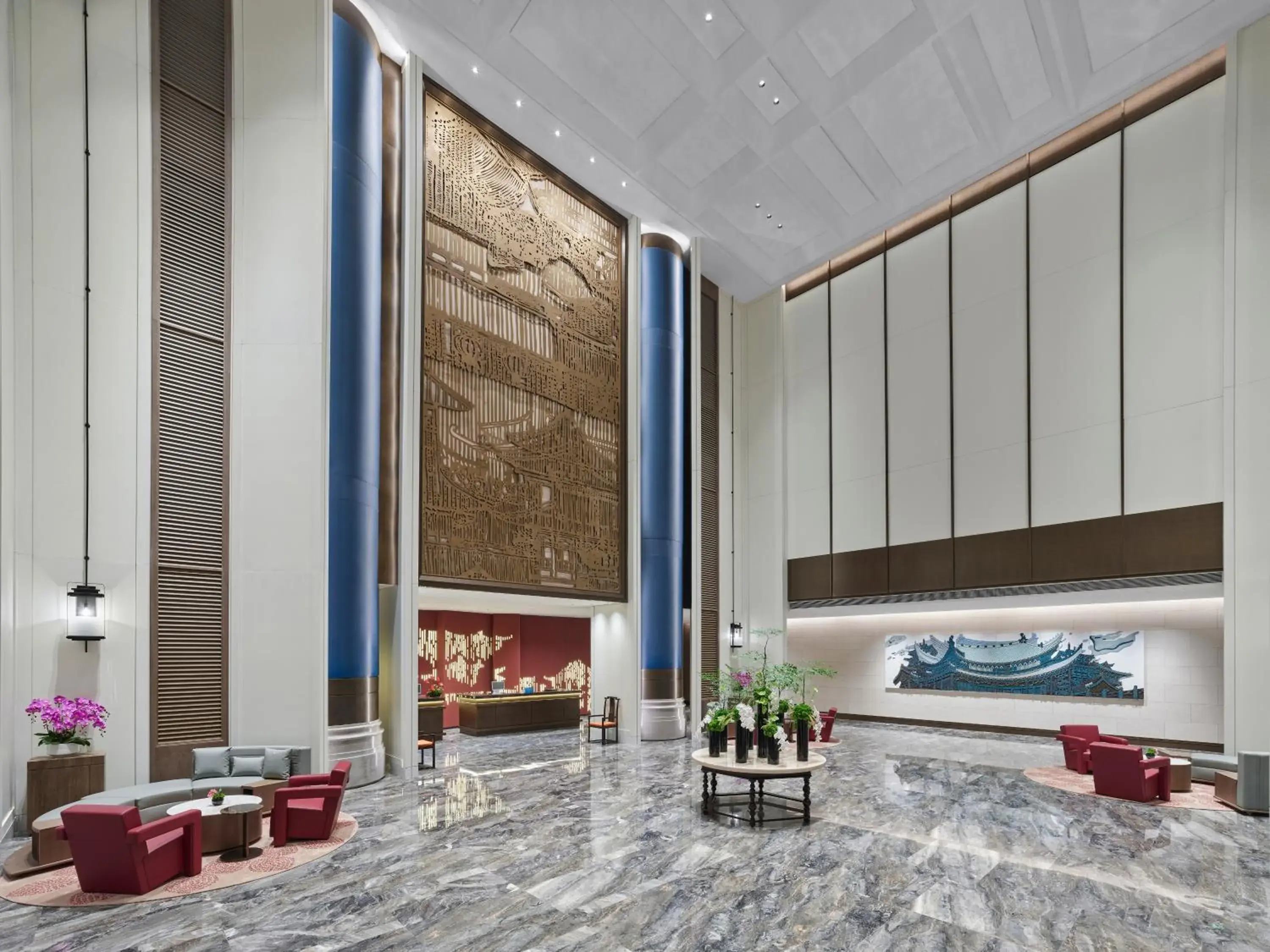 Lobby or reception in Doubletree By Hilton Beijing East Third Ring Road Lobby or reception in Doubletree By Hilton Beijing East Third Ring Road