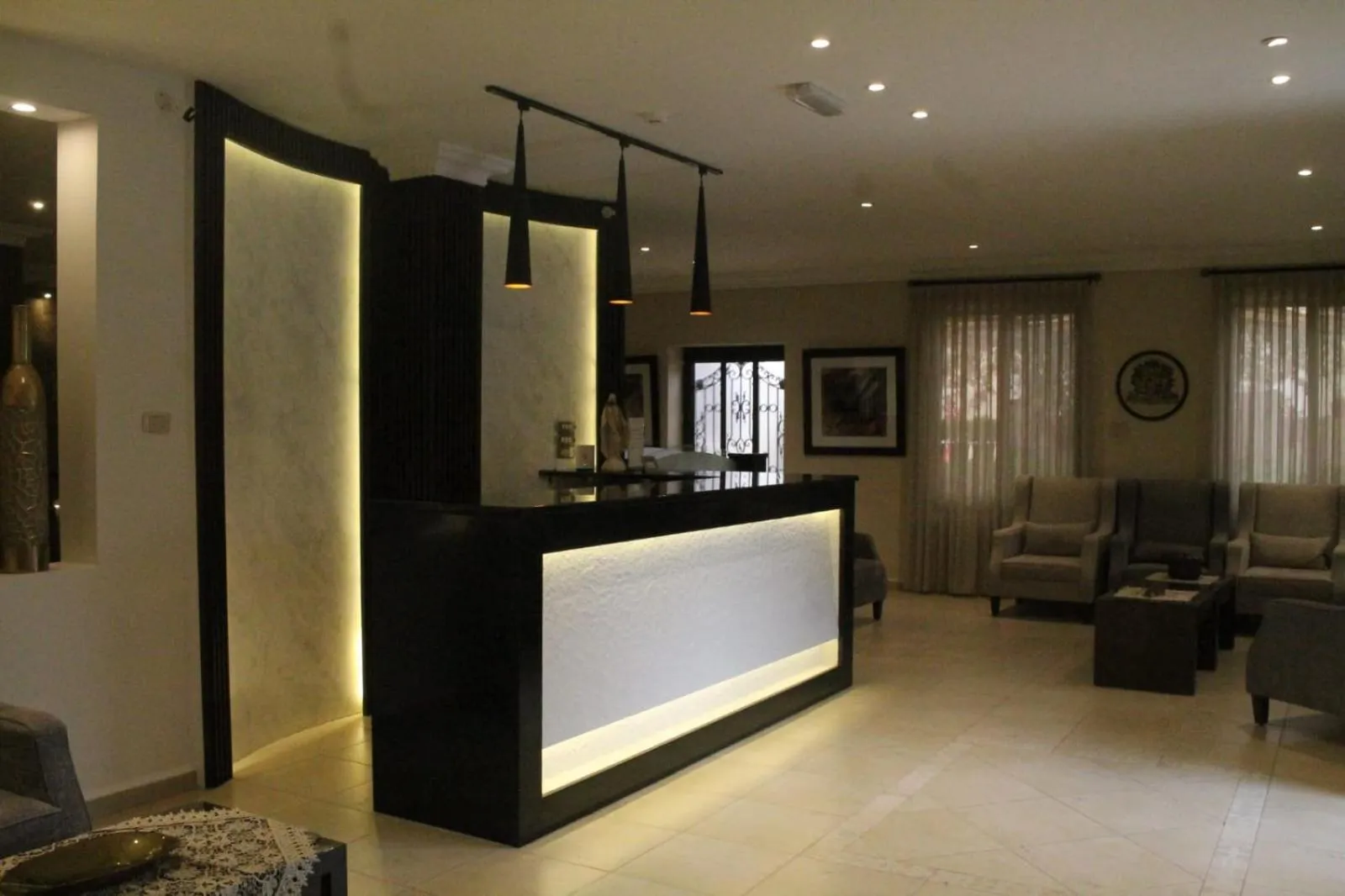 Lobby or reception in Salome Hotel