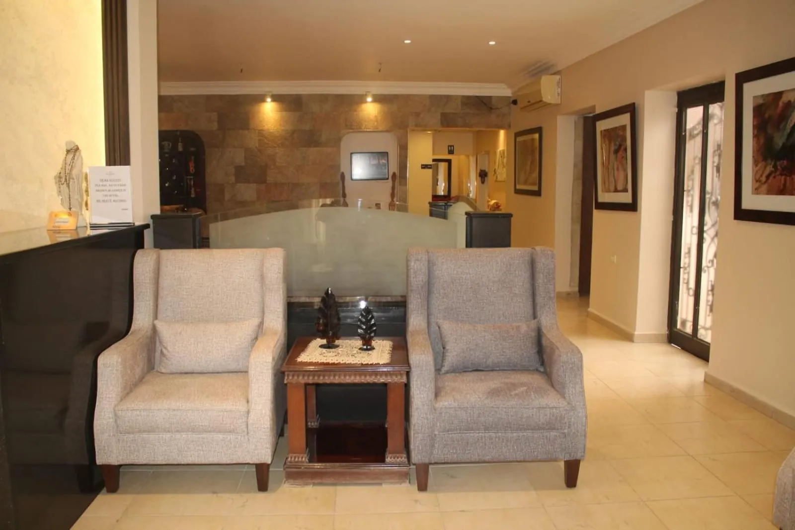 Lobby or reception in Salome Hotel