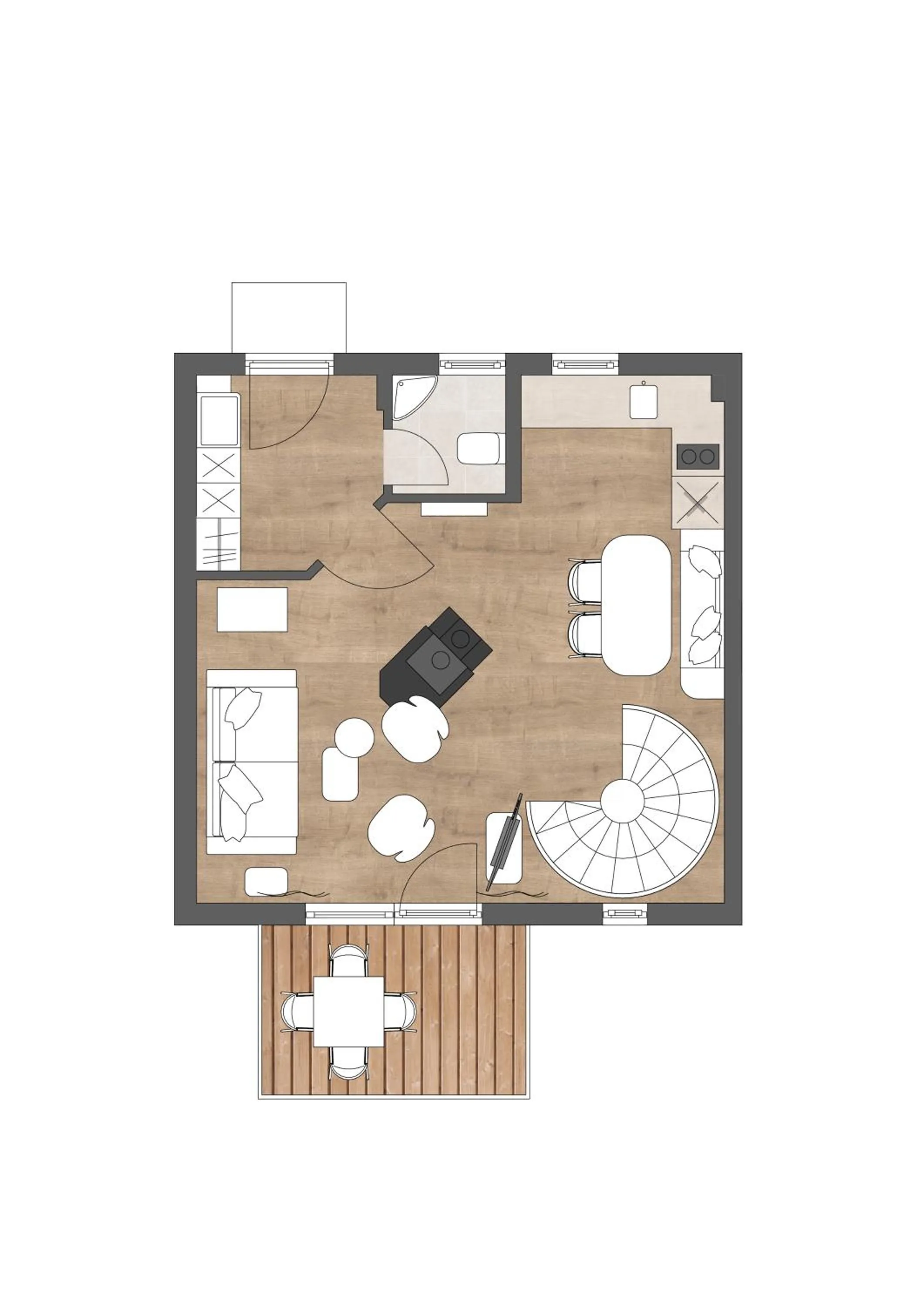 Floor plan in BEECH Resort Fleesensee