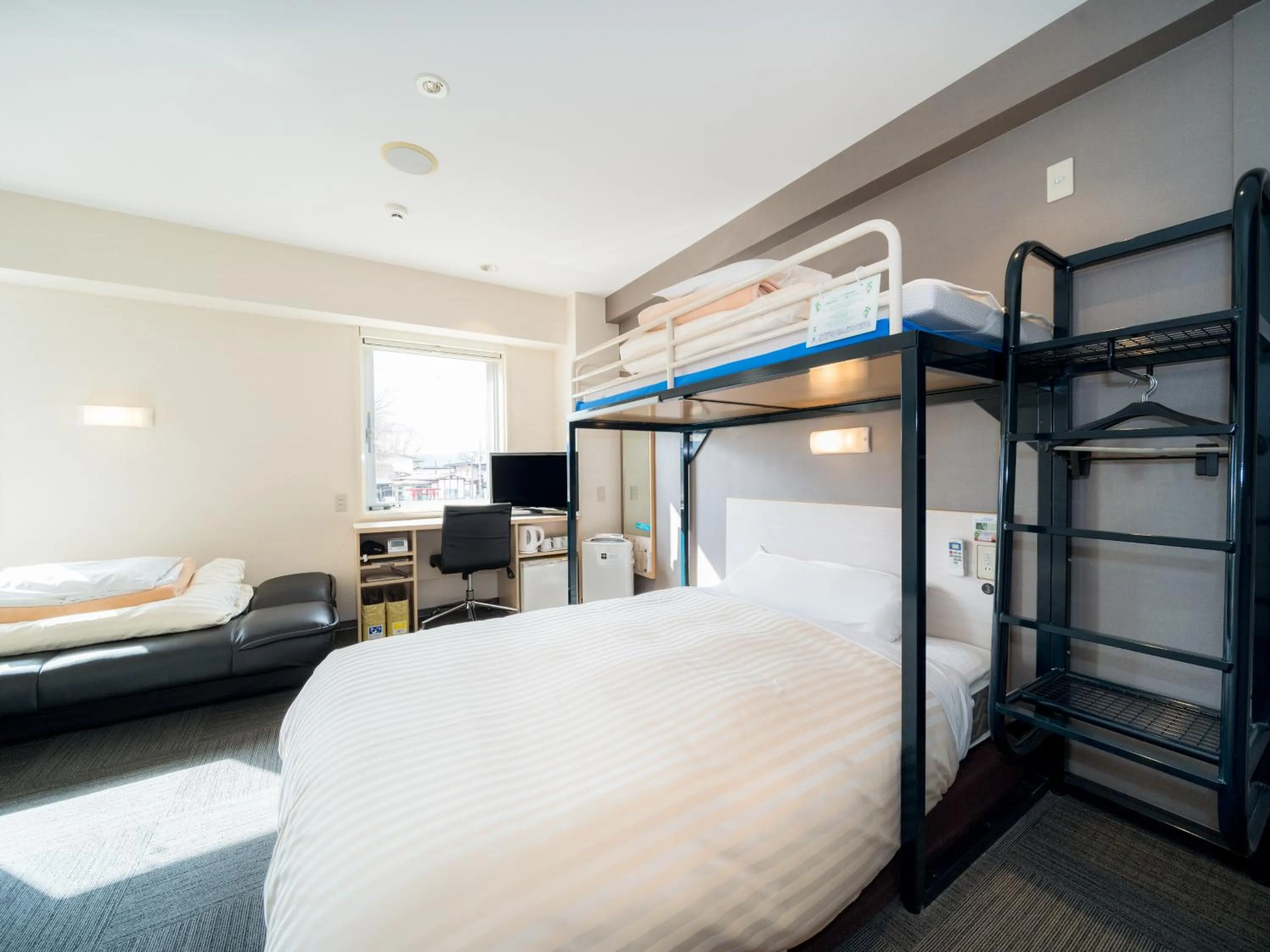 Bed in Super Hotel Yamagataeki Nishiguchi Hot Spring