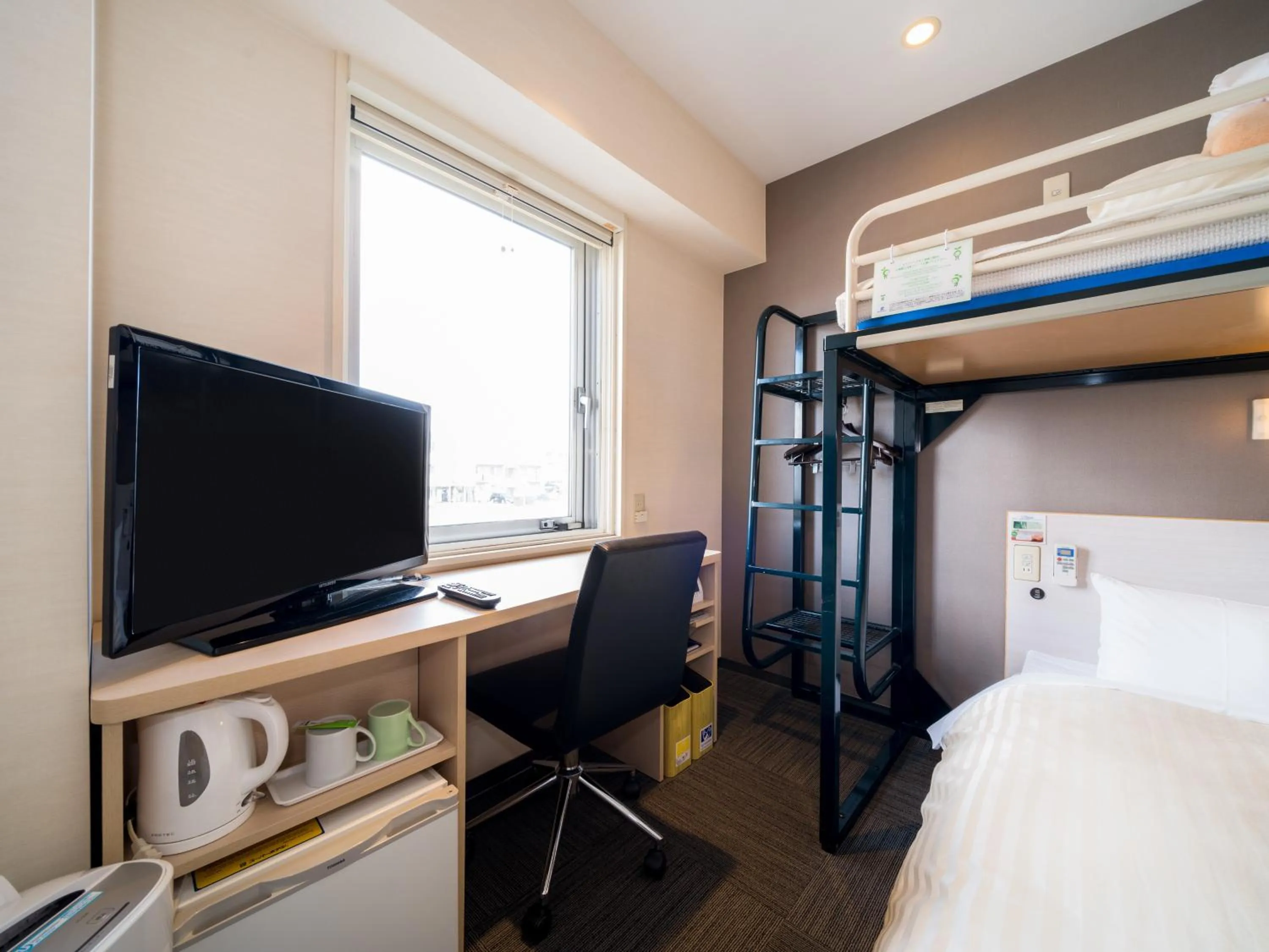 Bed in Super Hotel Yamagataeki Nishiguchi Hot Spring