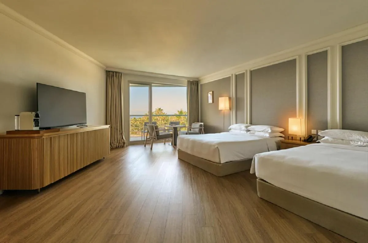 Living room, Bed in Grand Josun Jeju