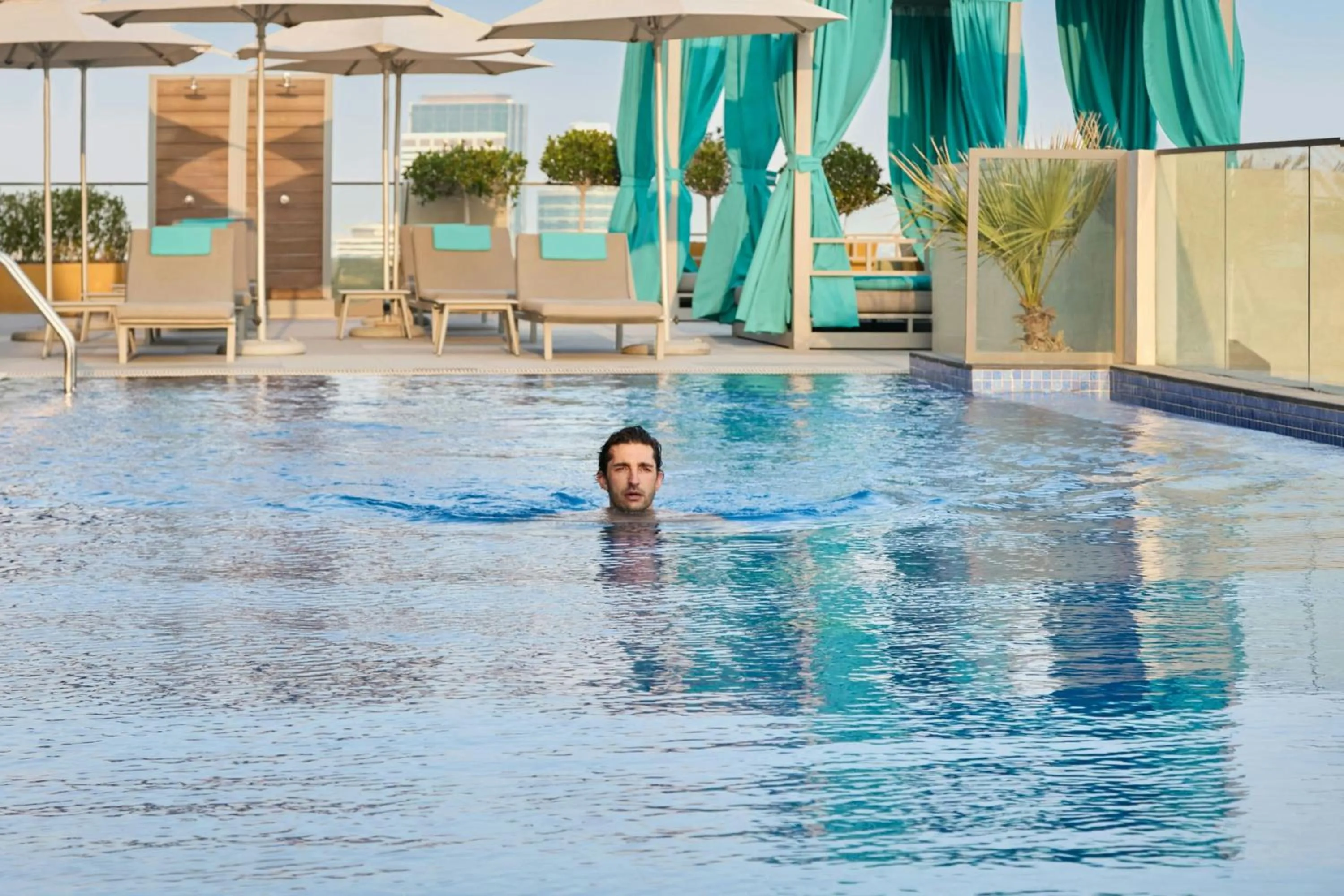 Swimming pool in Element Al Jaddaf, Dubai