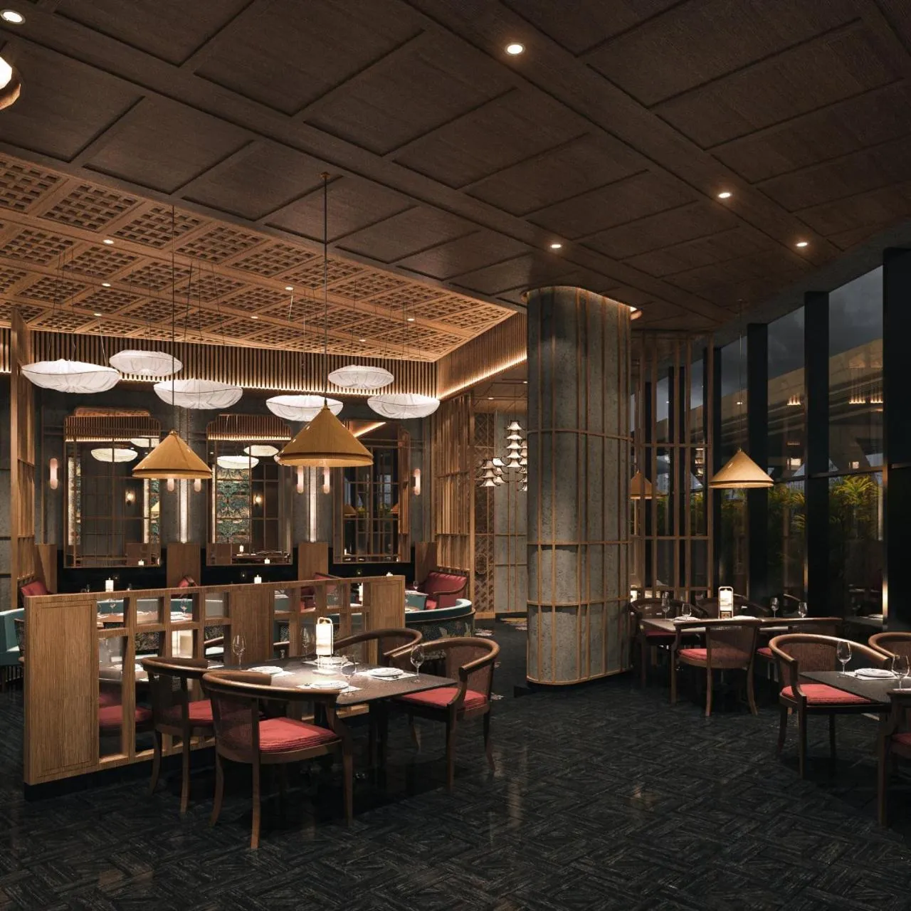 Restaurant/places to eat in Courtyard by Marriott Nashik