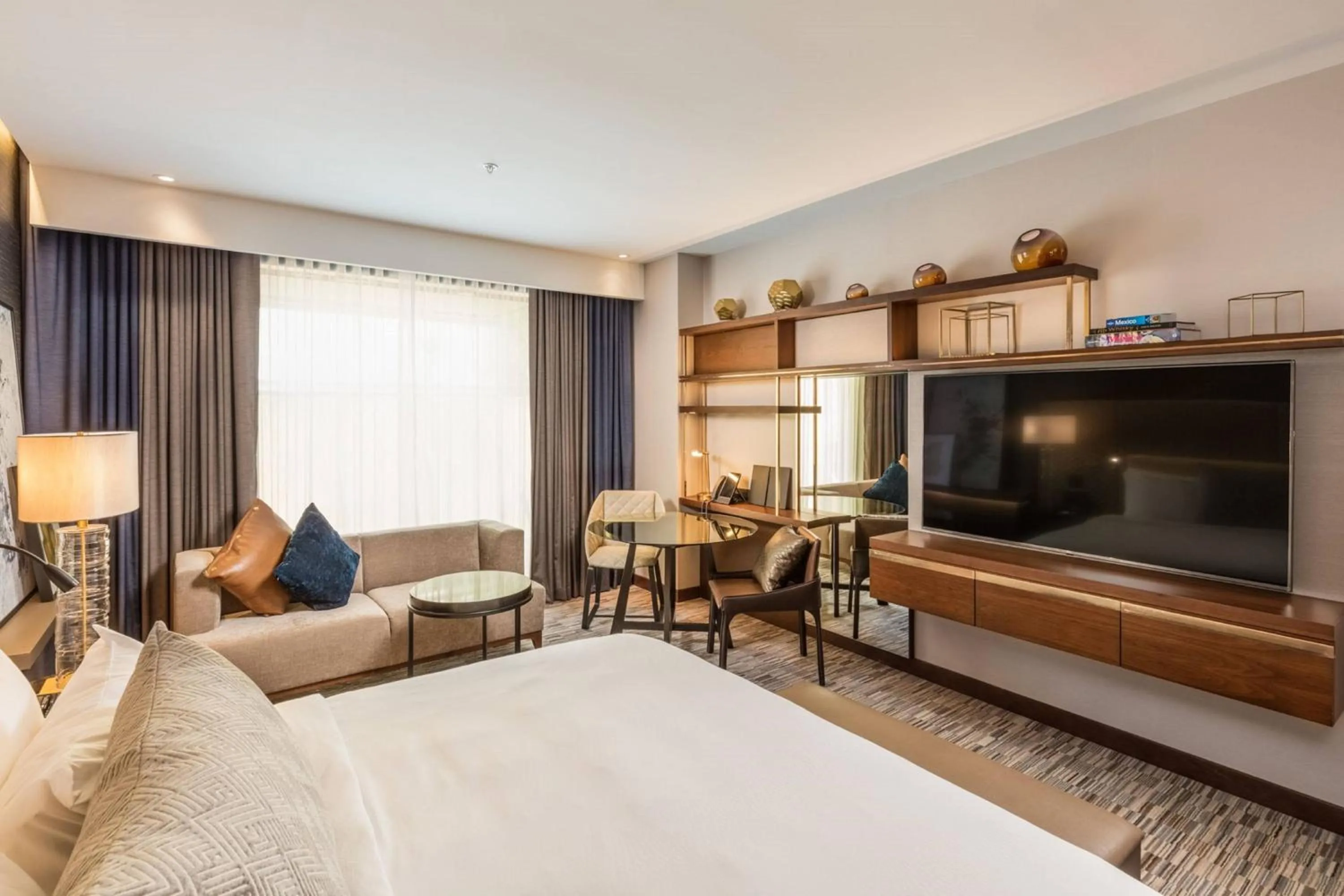 Photo of the whole room, Bed in JW Marriott Hotel Monterrey Valle