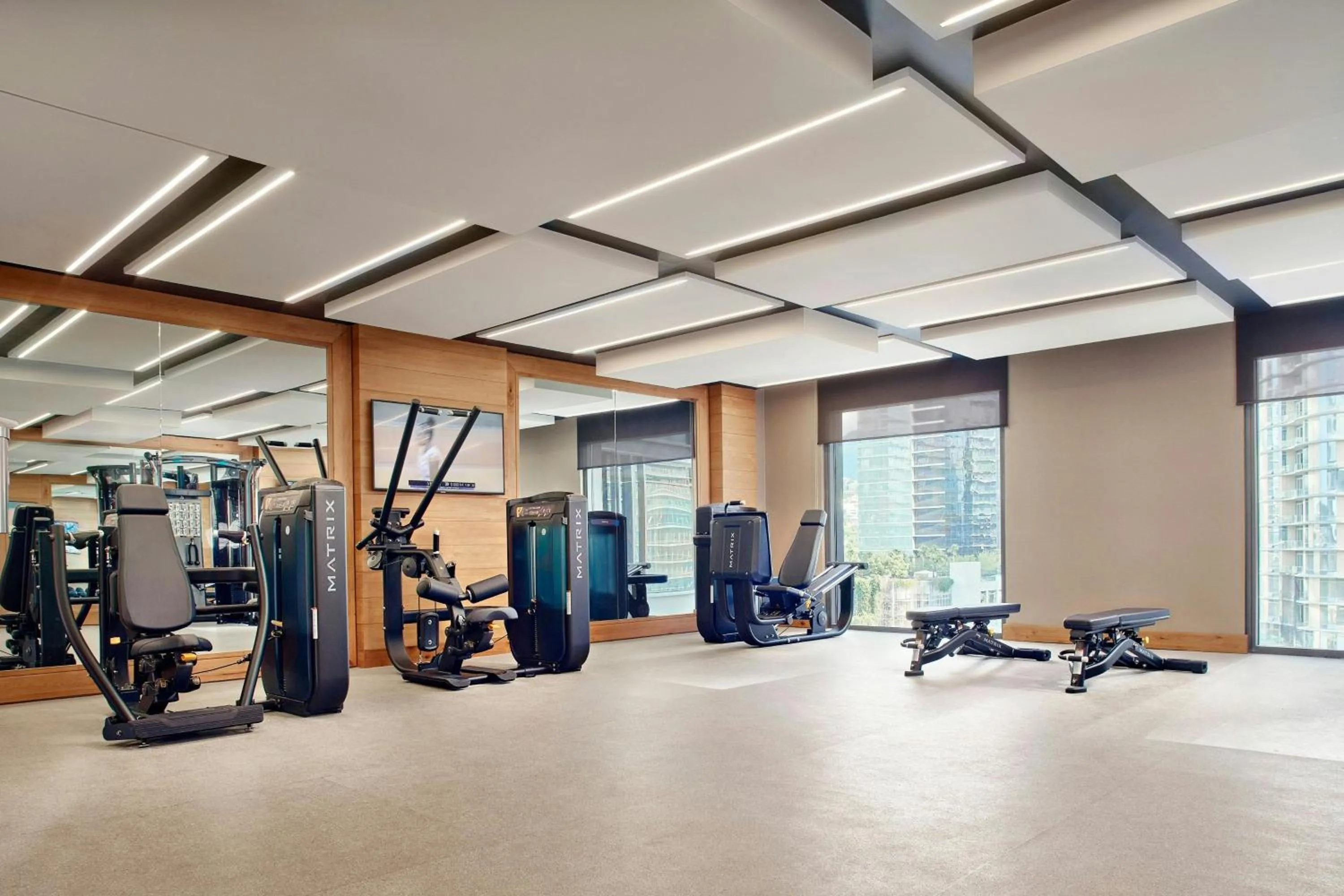 Fitness centre/facilities in JW Marriott Hotel Monterrey Valle