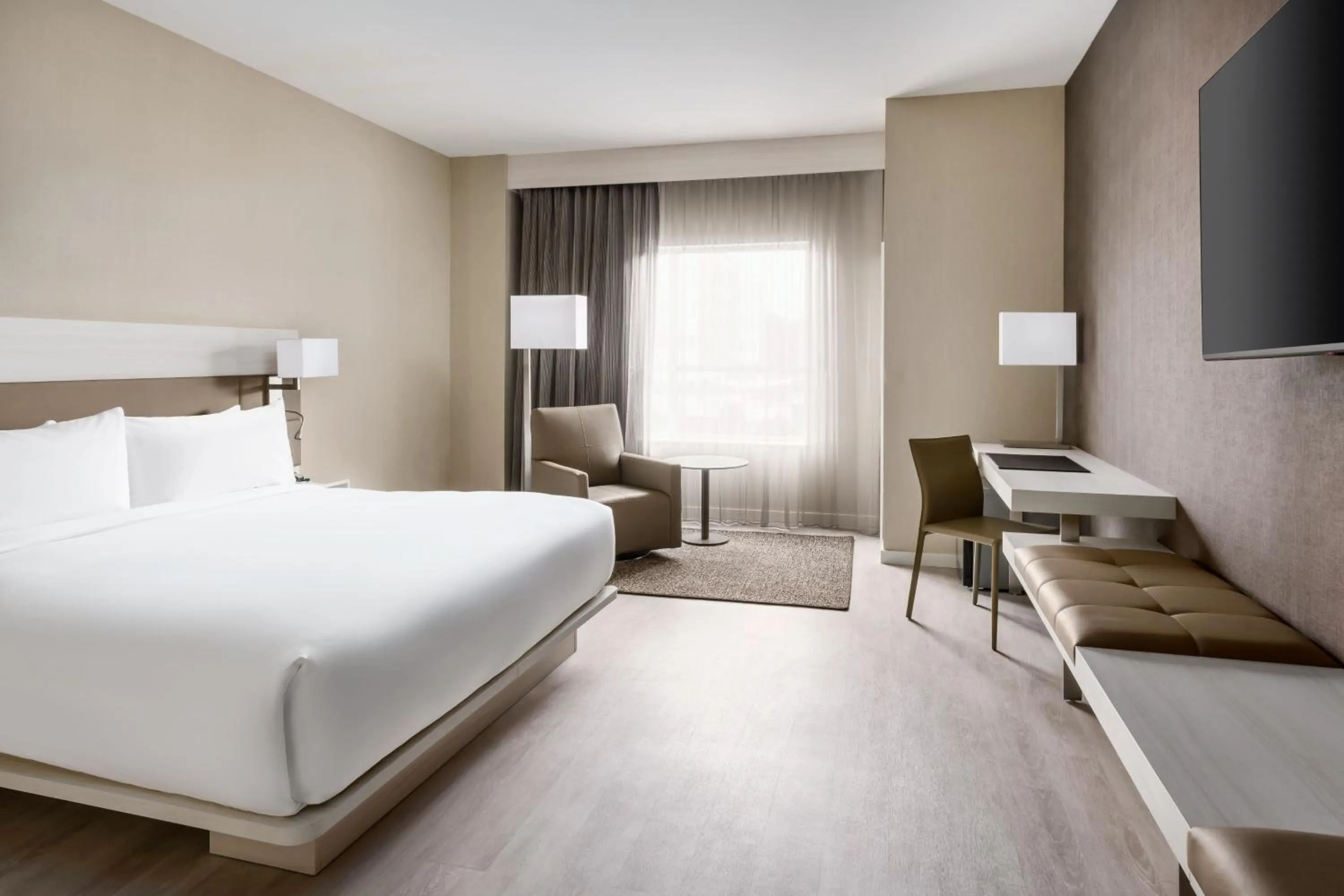 Photo of the whole room, Bed in AC Hotel By Marriott Portland Beaverton