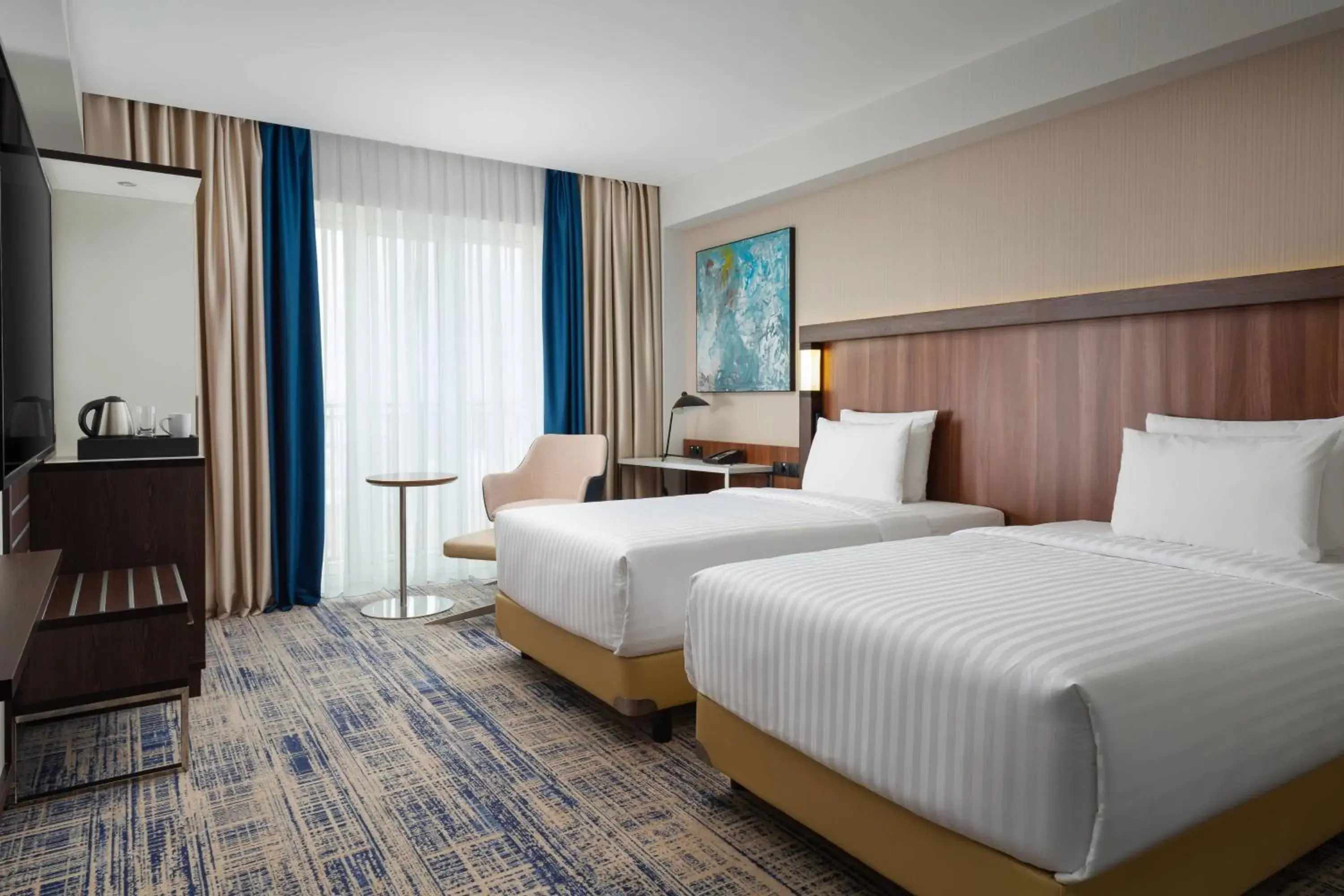 Standard Guest room with 2 Twin/Single Bed(s), City view - single occupancy in Courtyard by Marriott Tashkent Standard Guest room with 2 Twin/Single Bed(s), City view - single occupancy in Courtyard by Marriott Tashkent