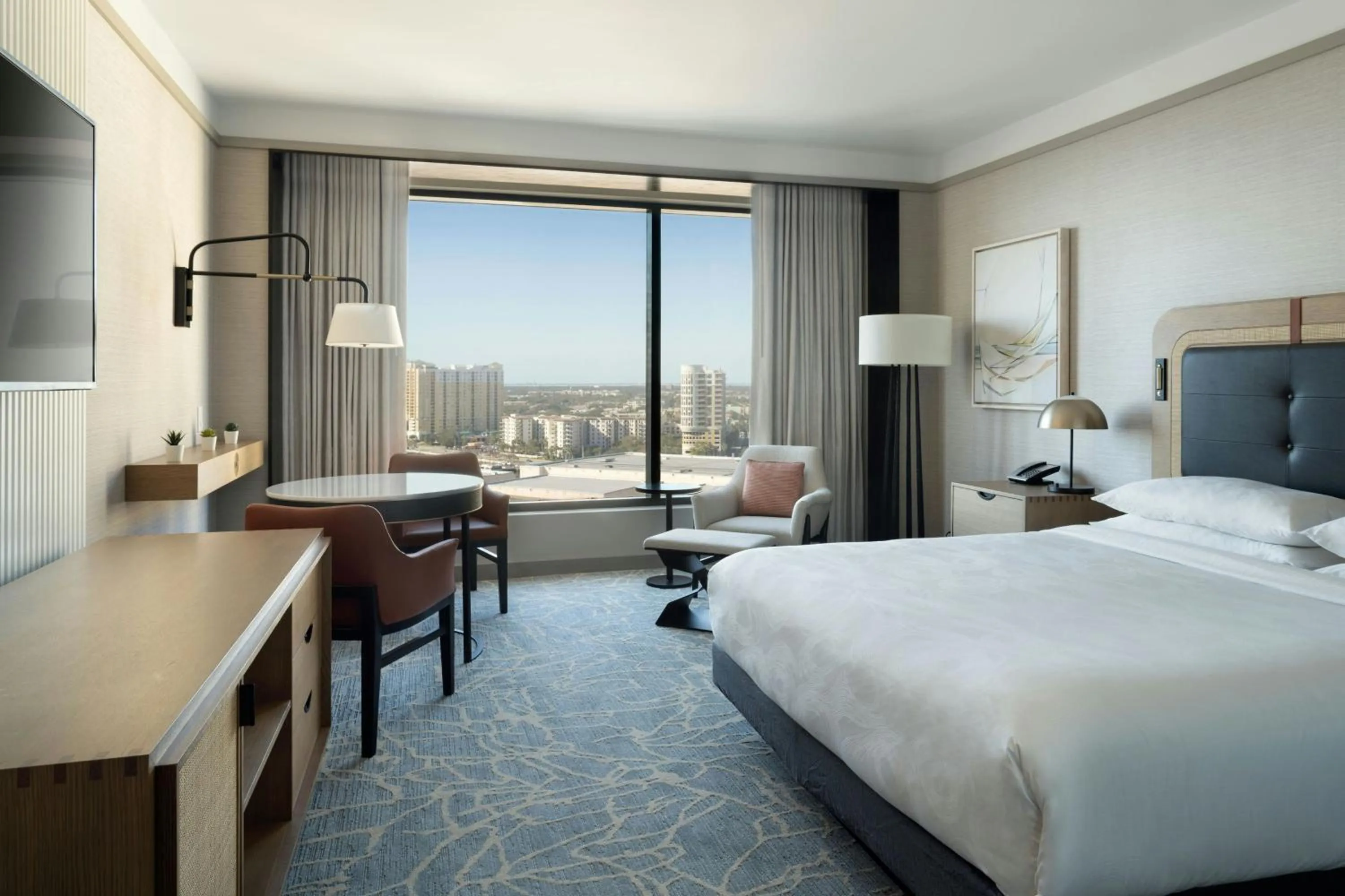 Photo of the whole room, Bed in JW Marriott Tampa Water Street