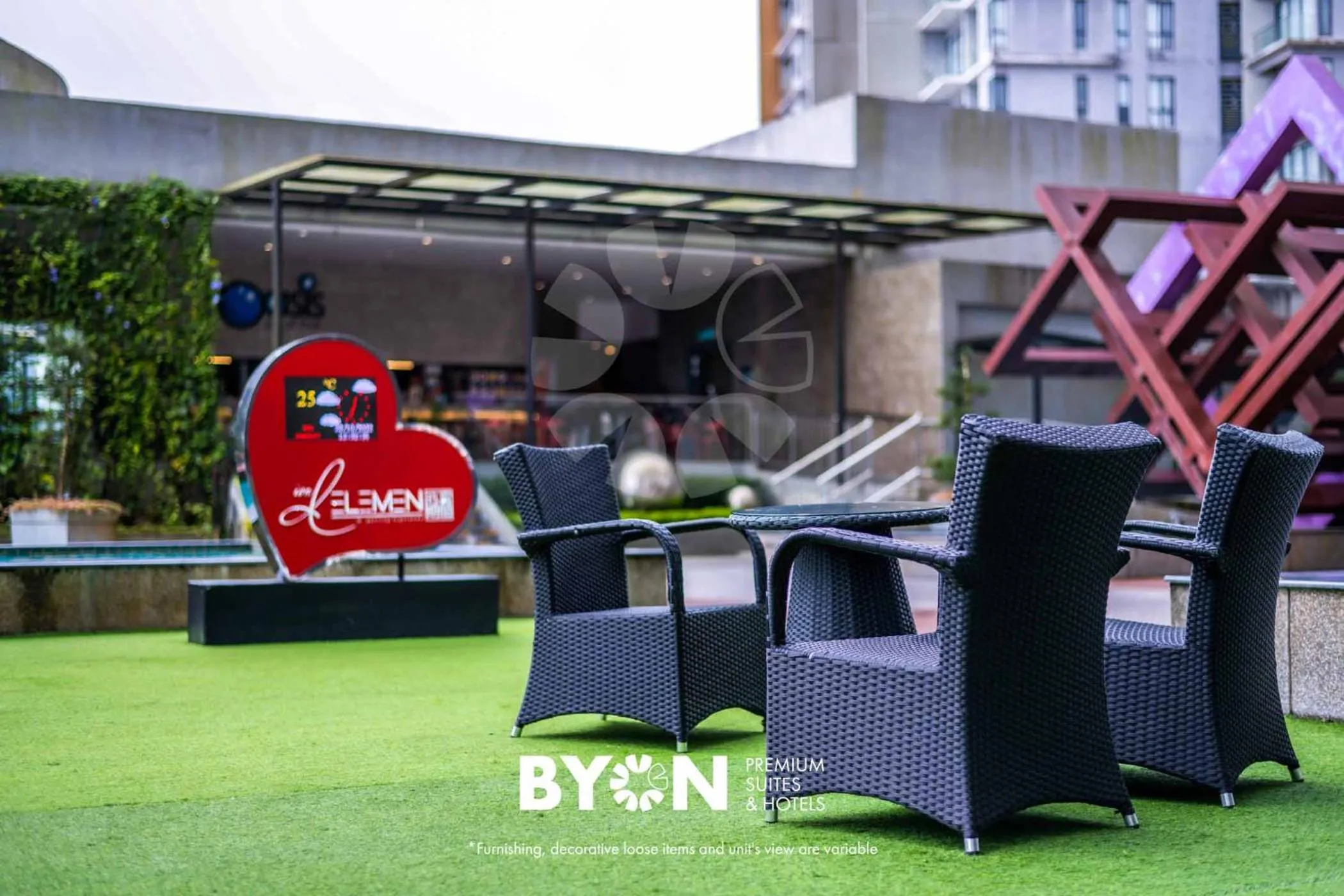 Property building in Premium Suites D'lement Genting Highlands by BYON