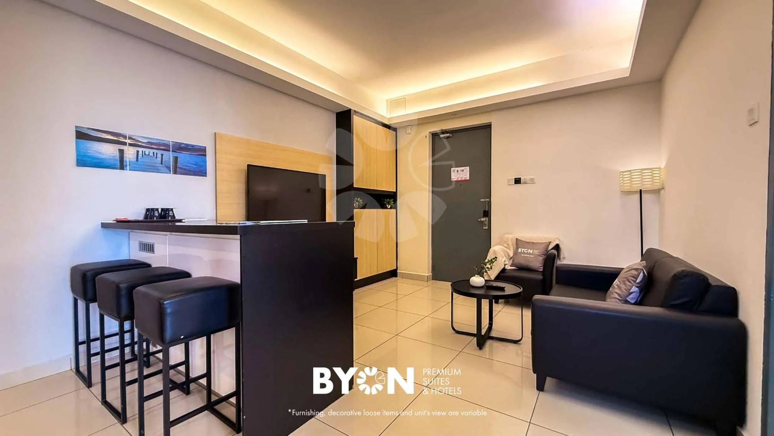 Living room in Premium Suites D'lement Genting Highlands by BYON
