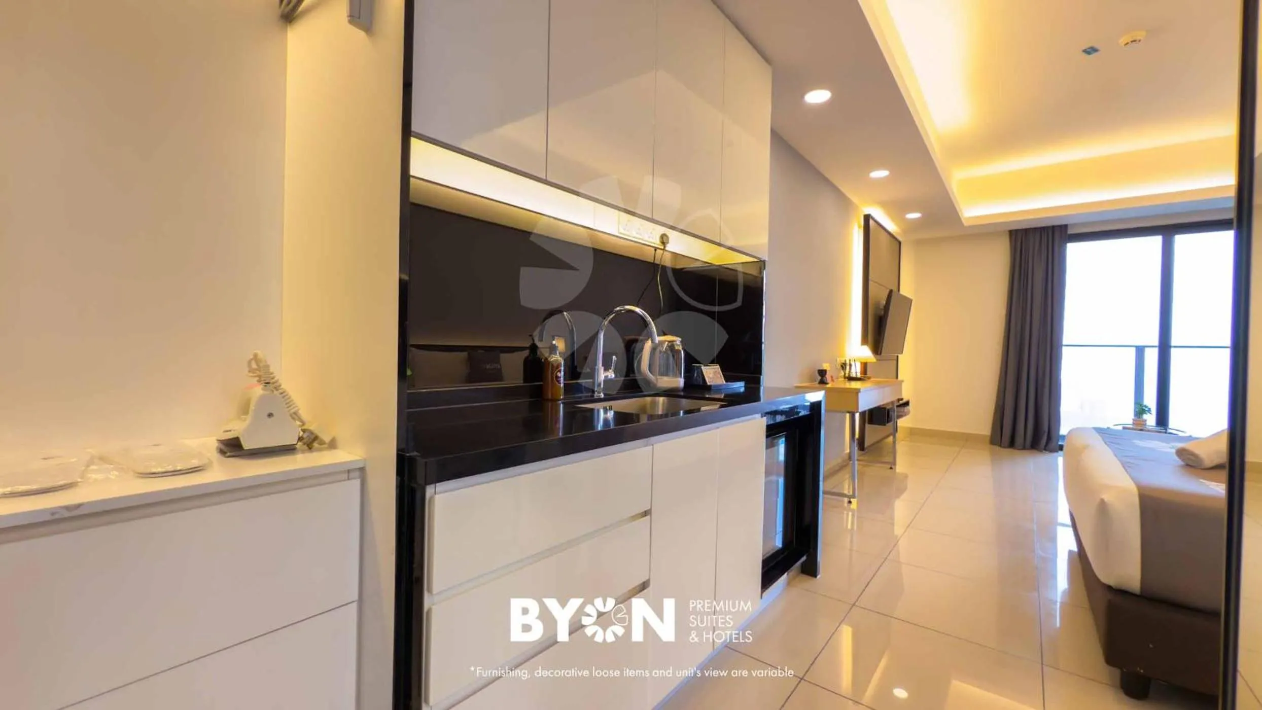 Kitchen or kitchenette in Premium Suites D'lement Genting Highlands by BYON