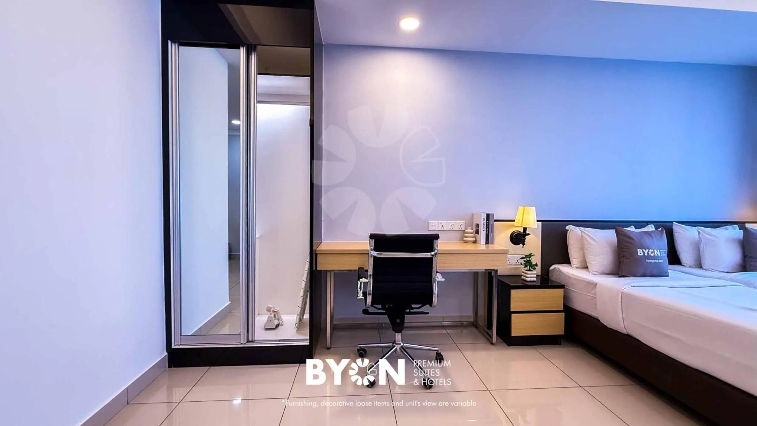 wardrobe, Bed in Premium Suites D'lement Genting Highlands by BYON