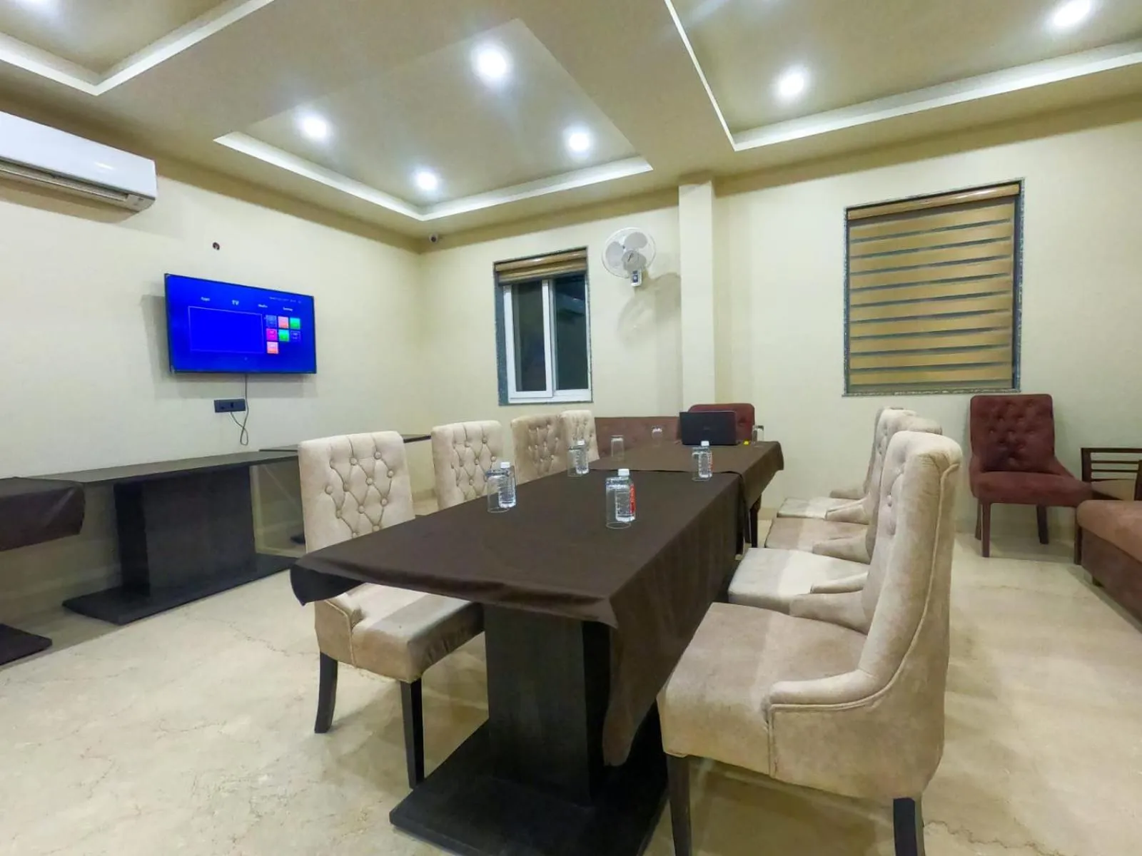 Seating area in The Taj Vista Agra -walking distance to Taj Mahal