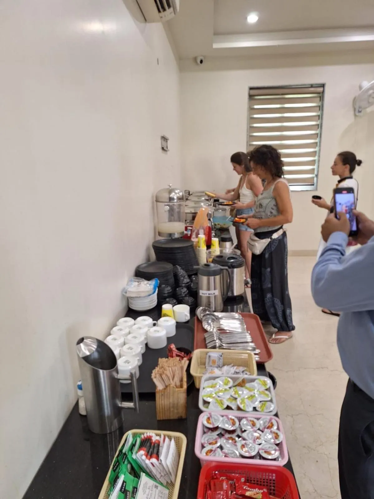 Breakfast in The Taj Vista Agra -walking distance to Taj Mahal