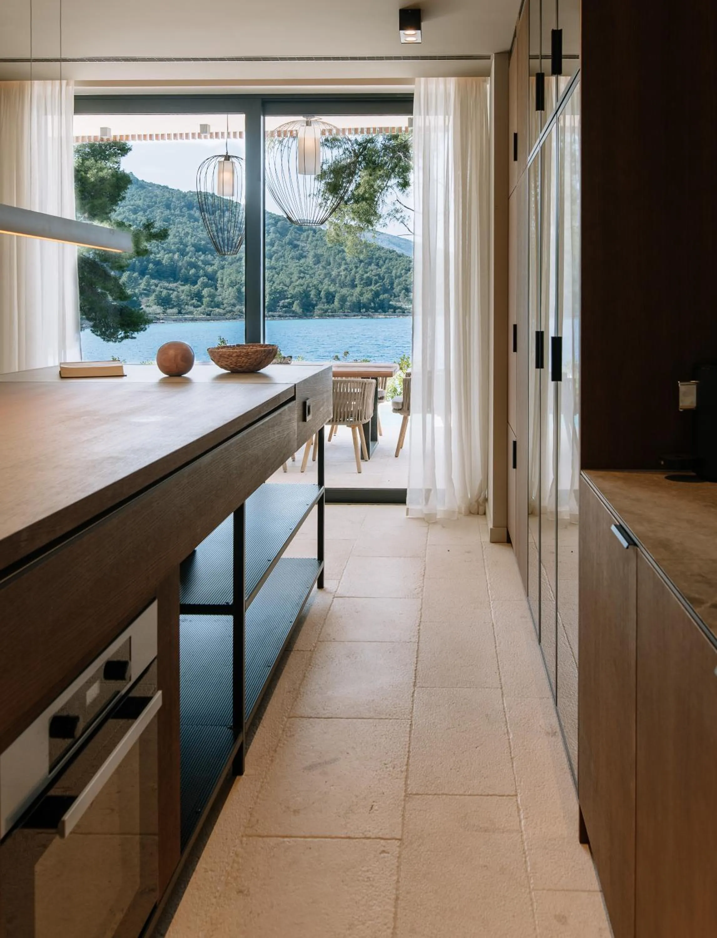 Kitchen or kitchenette in Maslina Resort