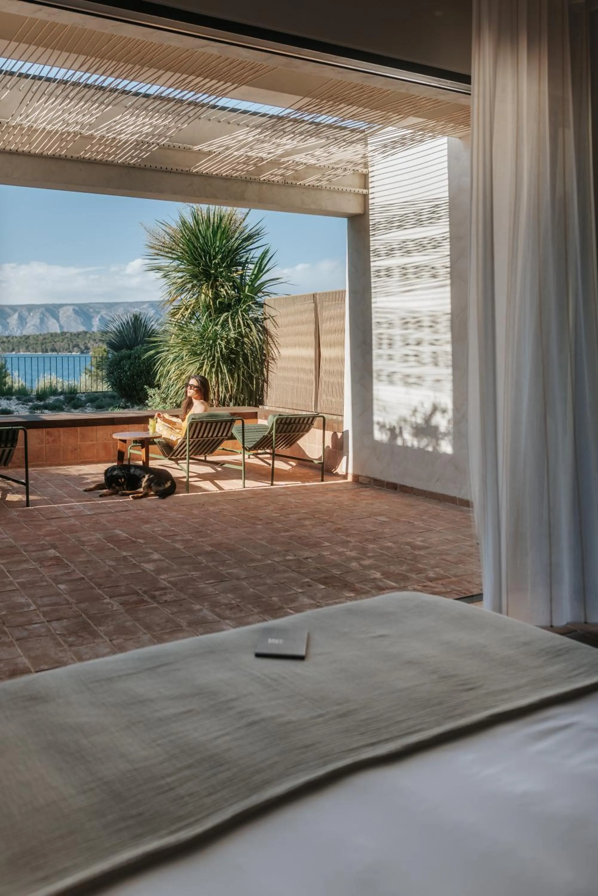 Bed in Maslina Resort