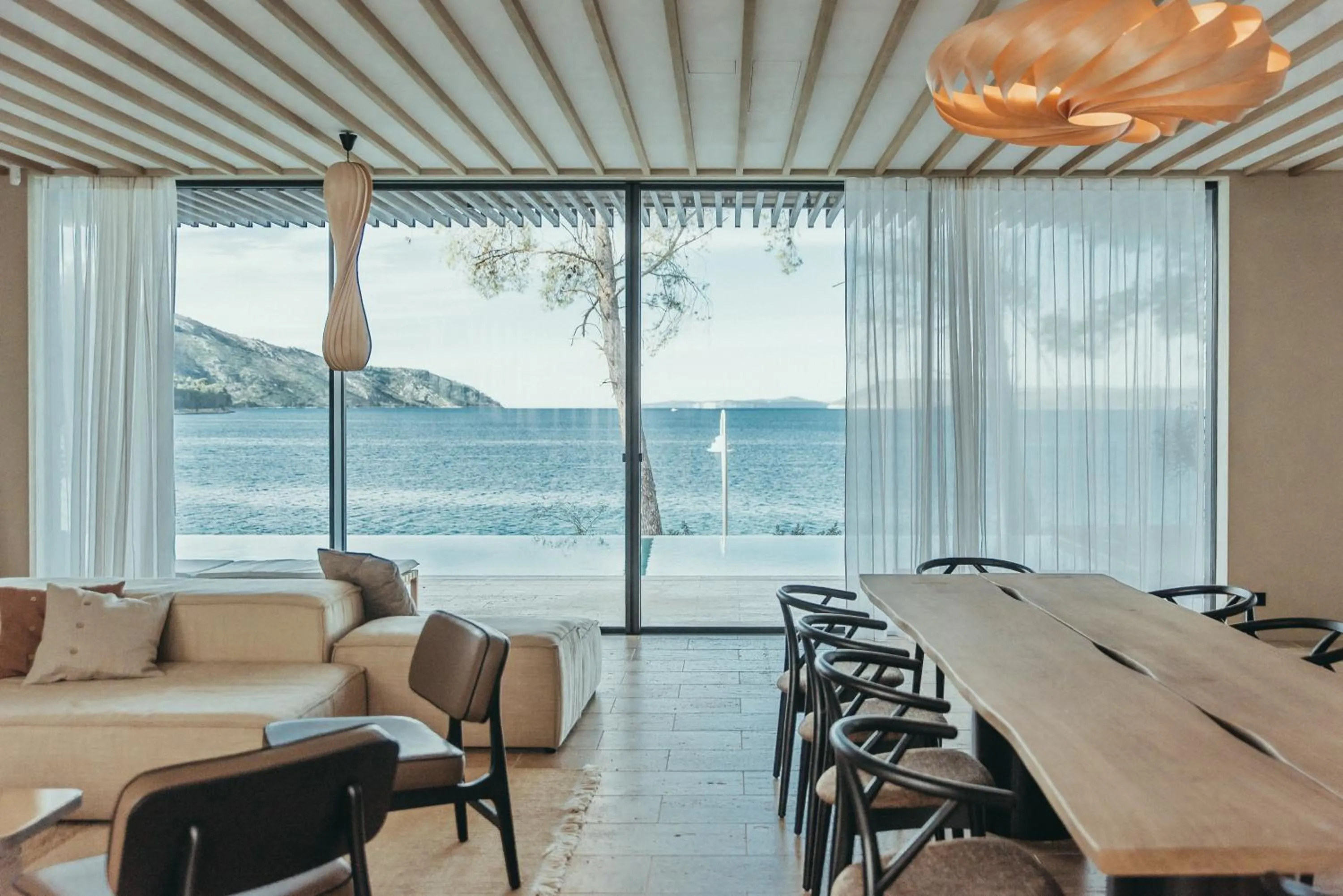 Seating area in Maslina Resort