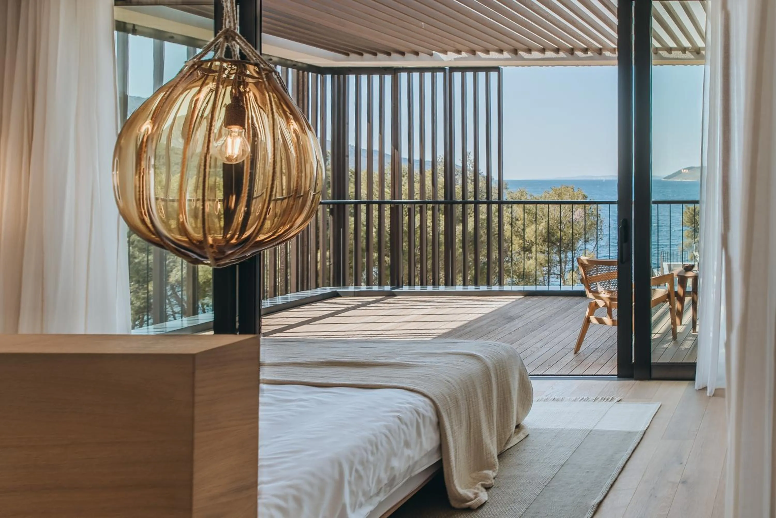 Bed in Maslina Resort