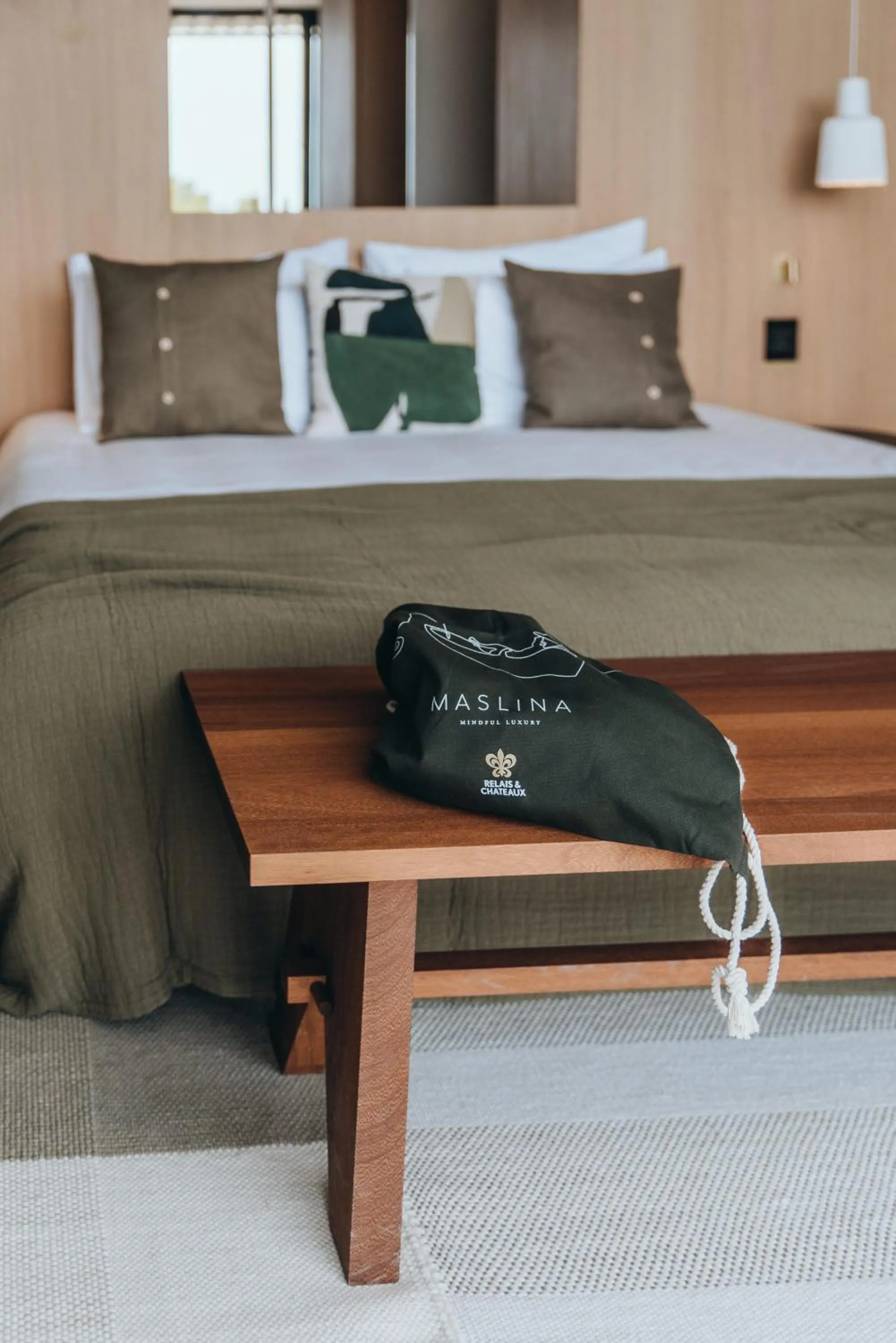 Bed in Maslina Resort