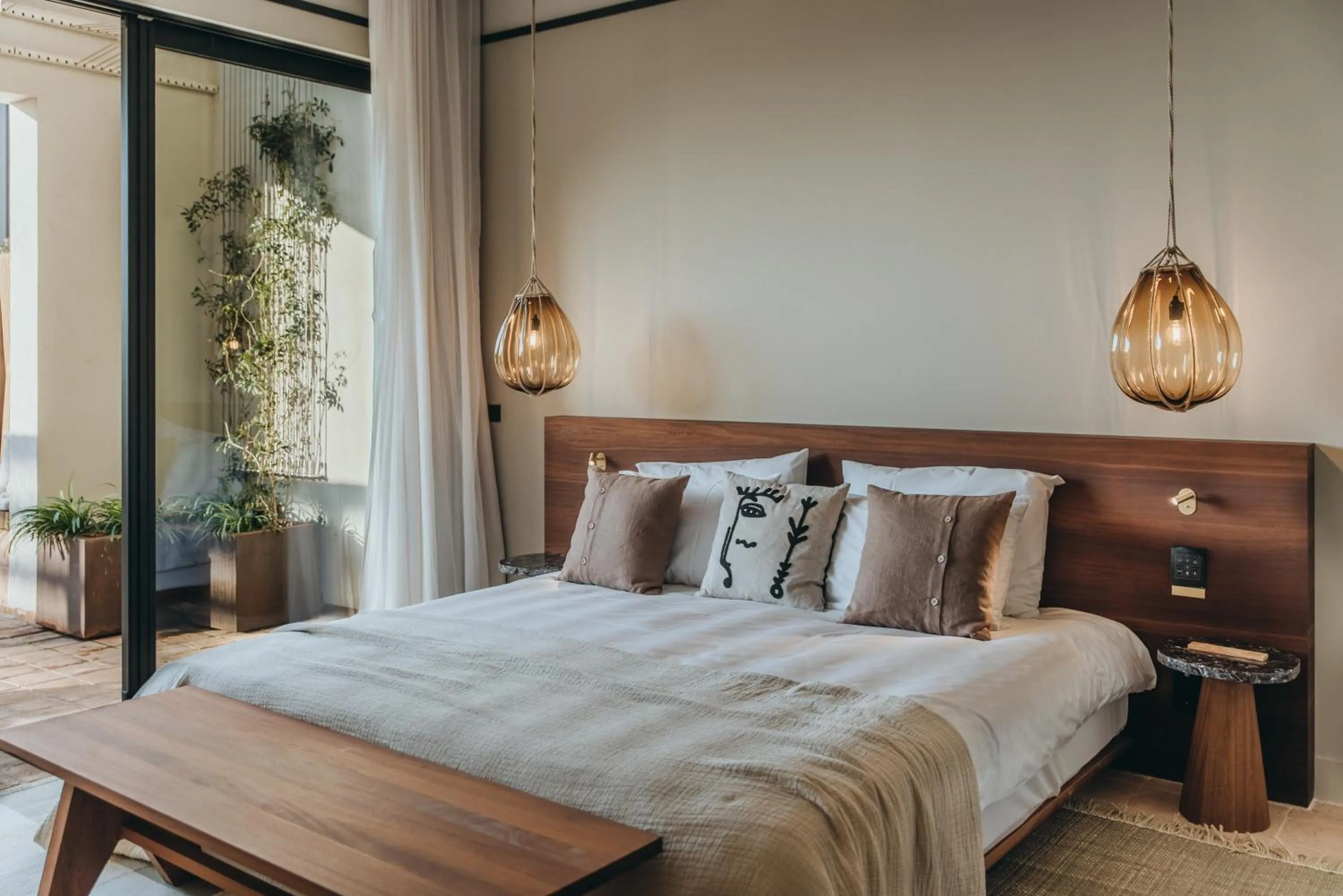 Bed in Maslina Resort